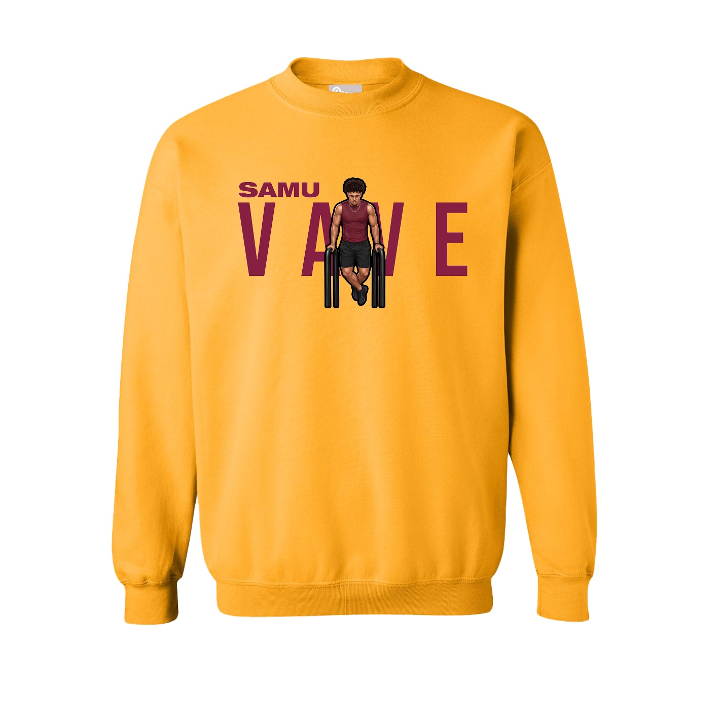 Fleece Crew — Player Name in Gold