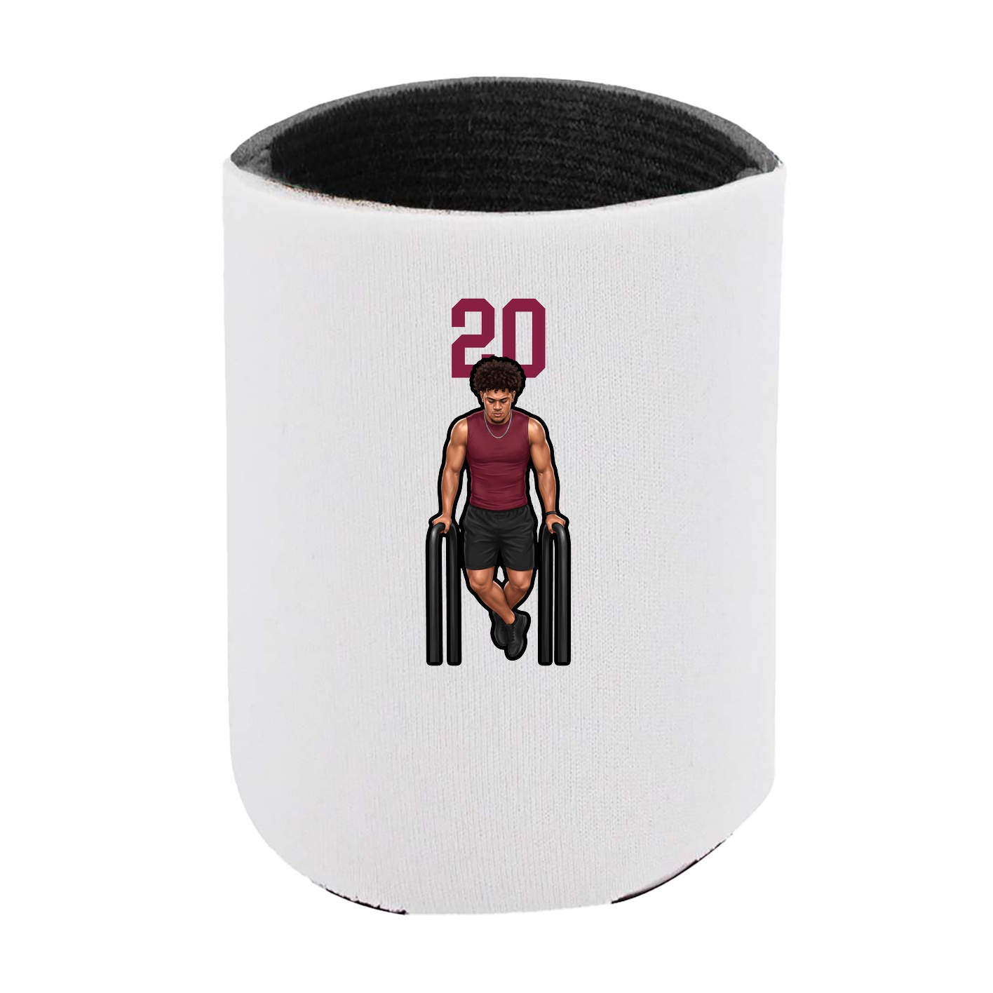 Can Holder — Number Top in White