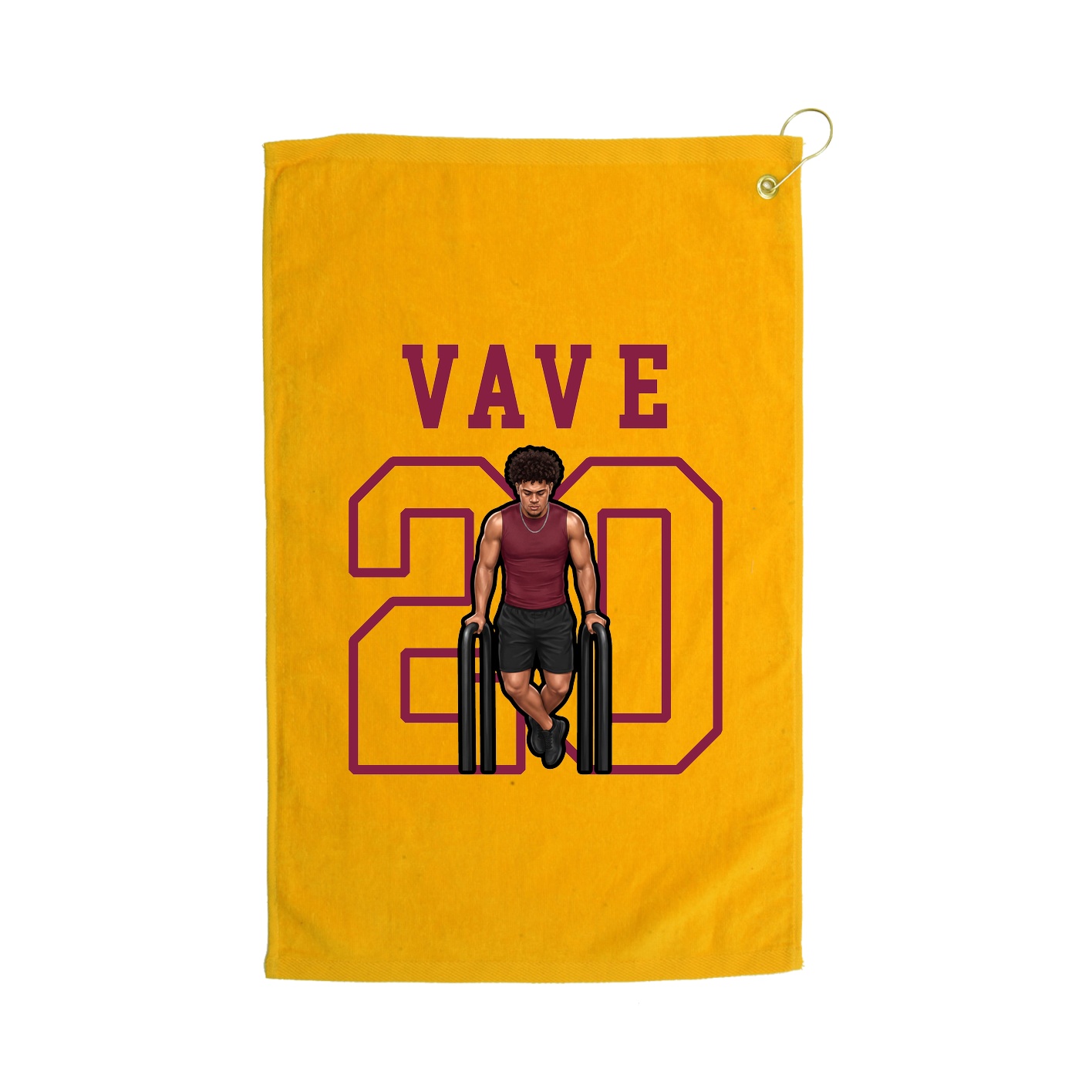 Golf Towel — Shirsey in Gold