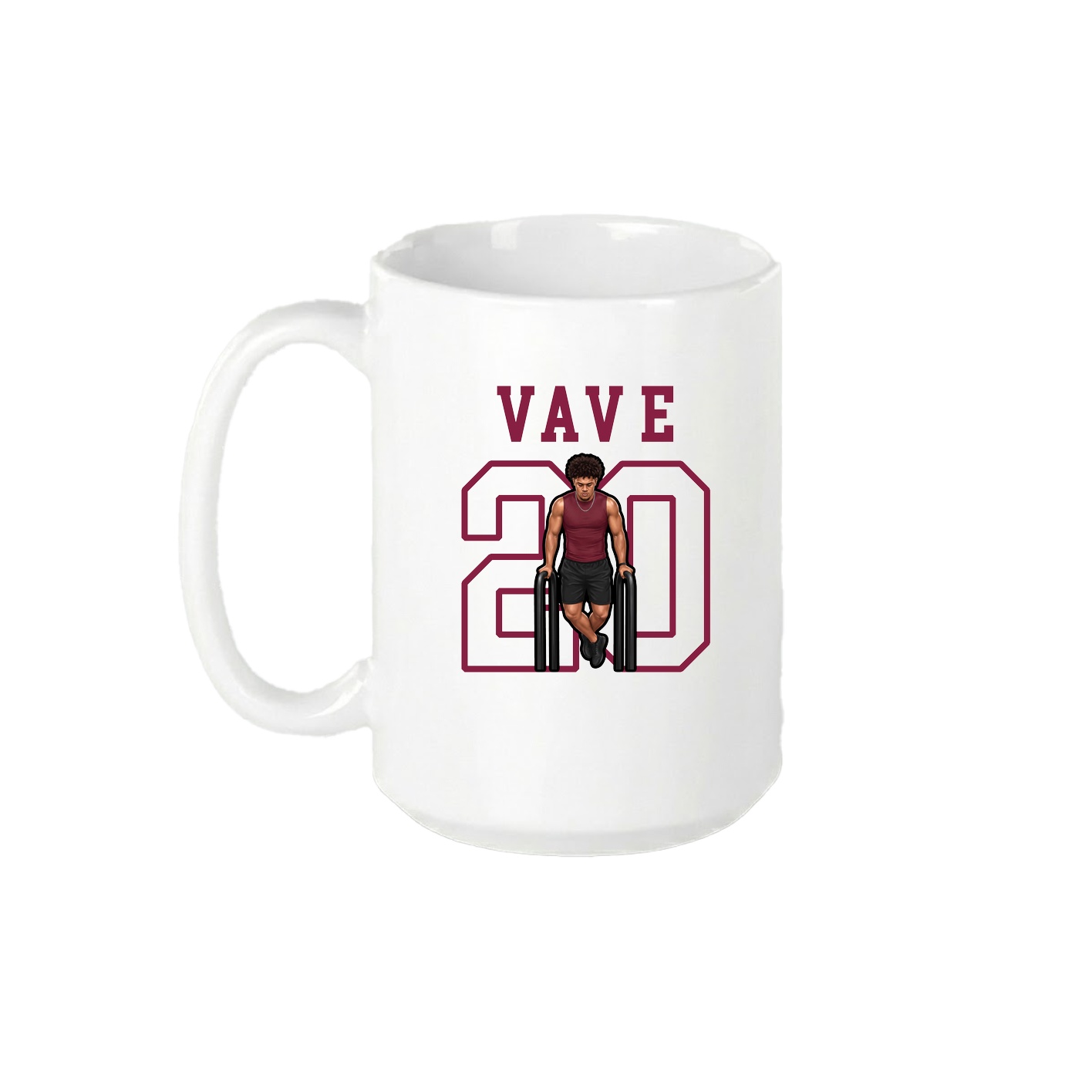 15oz Coffee Mug — Shirsey in White