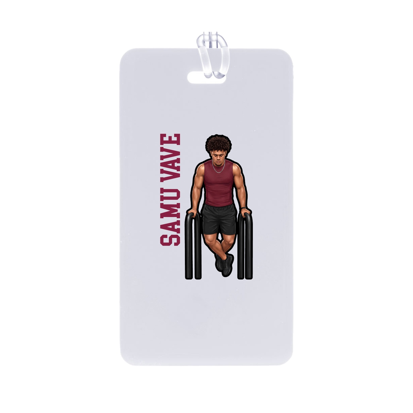 Bag Tag — Name Vertical in Classic