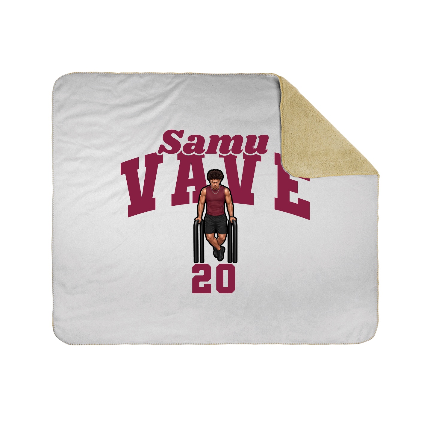 Throw Blanket — Signature Arch in White