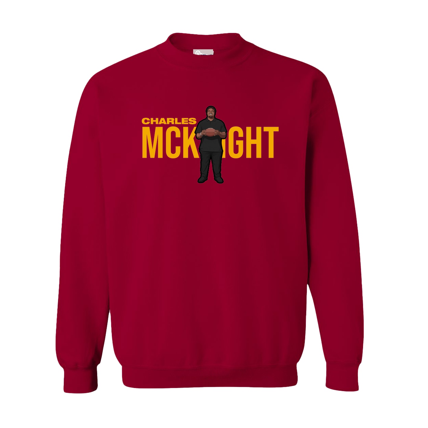 Fleece Crew — Player Name in Cardinal