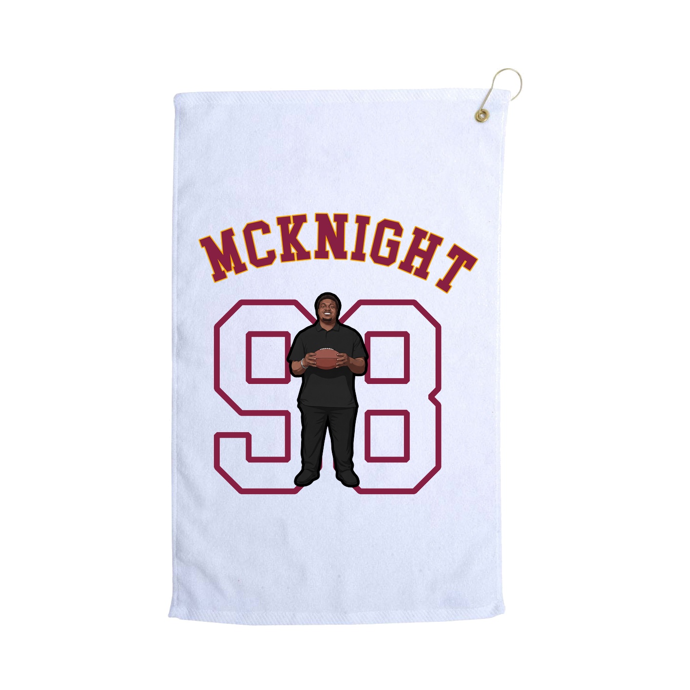 Golf Towel — Shirsey Arch in White