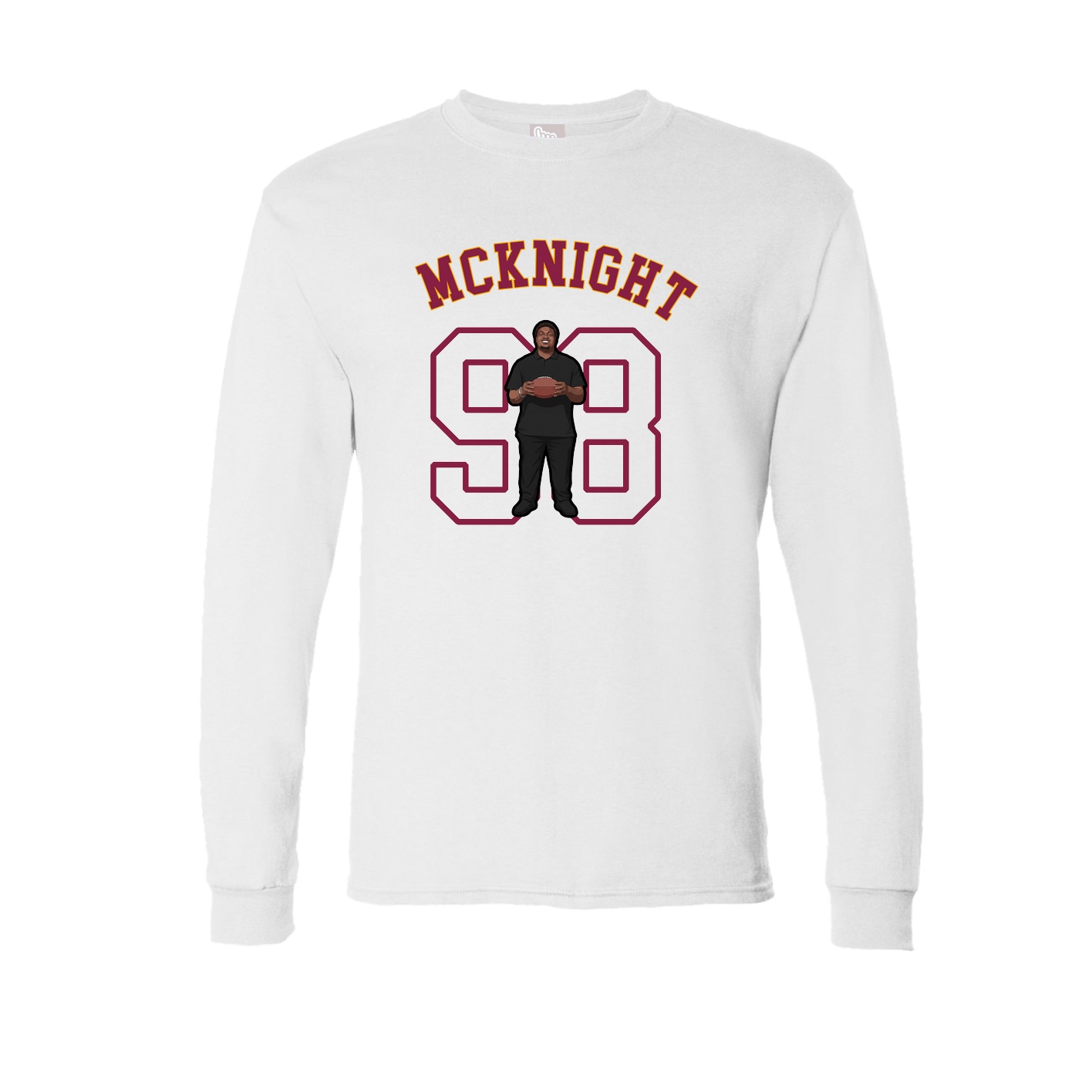 Long Sleeve Tee — Shirsey Arch in White