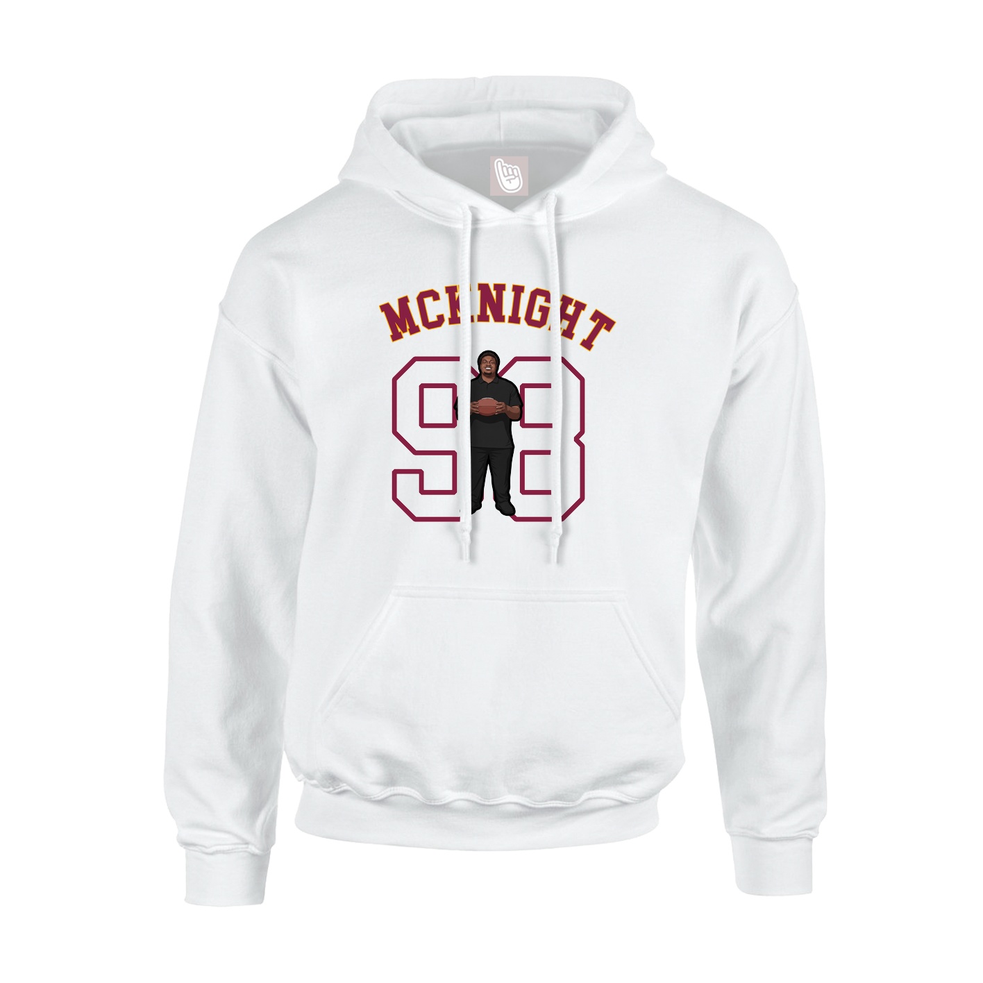 Hoodie — Shirsey Arch in White