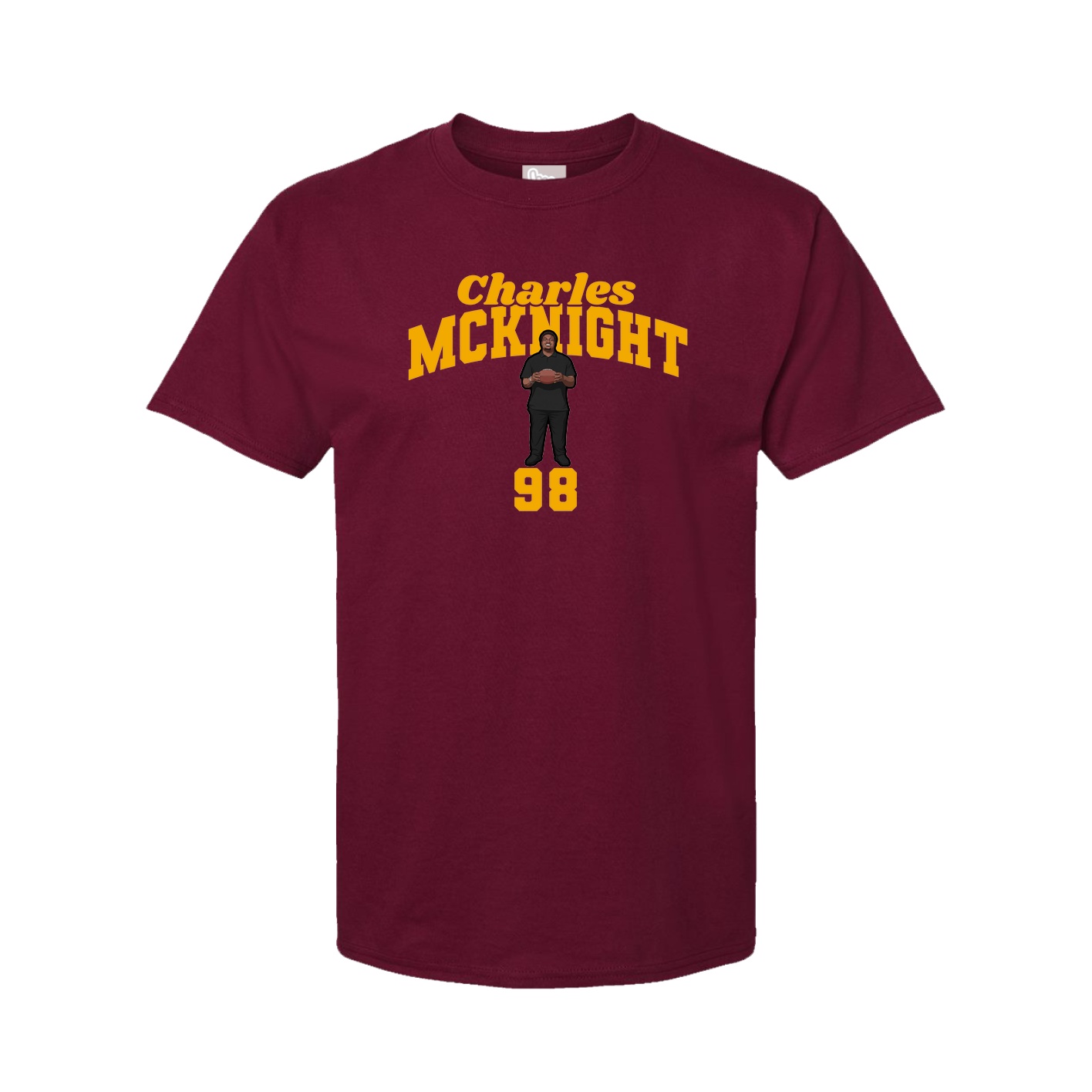 Tee — Signature Arch in Cardinal