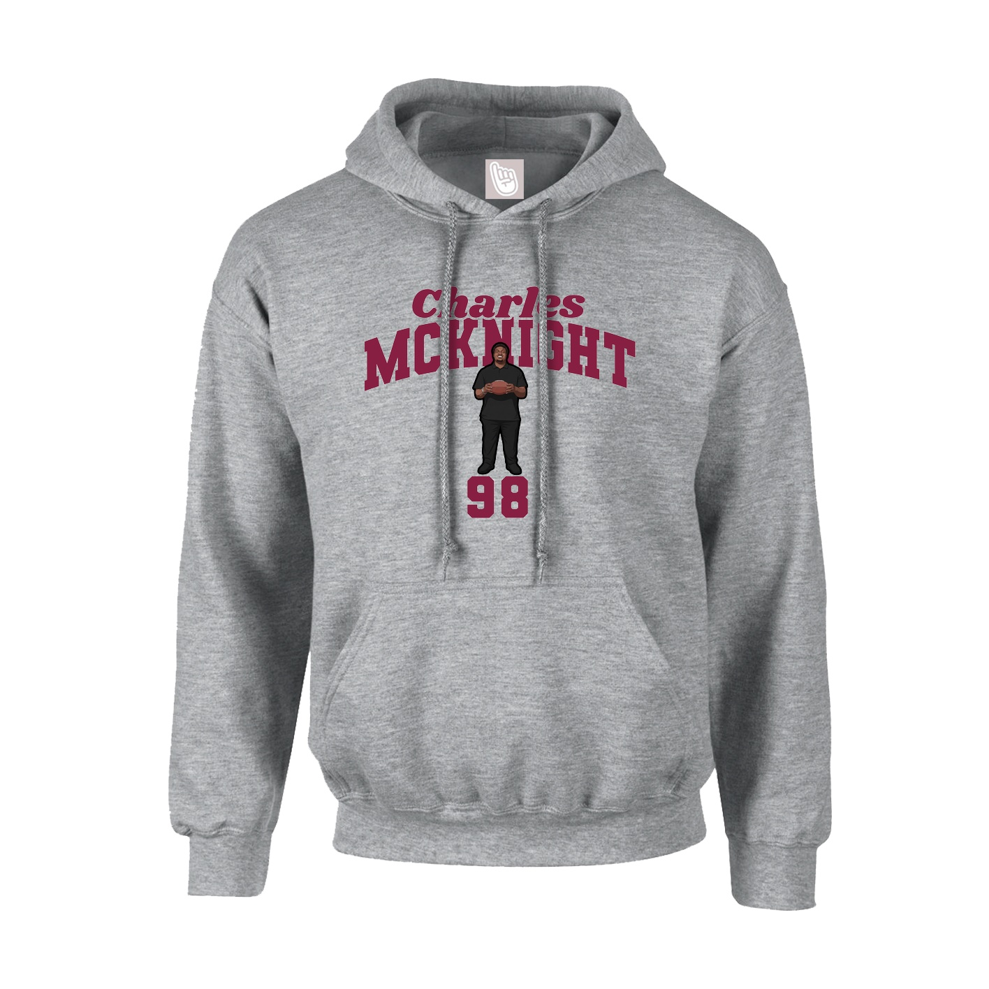 Hoodie — Signature Arch in Grey