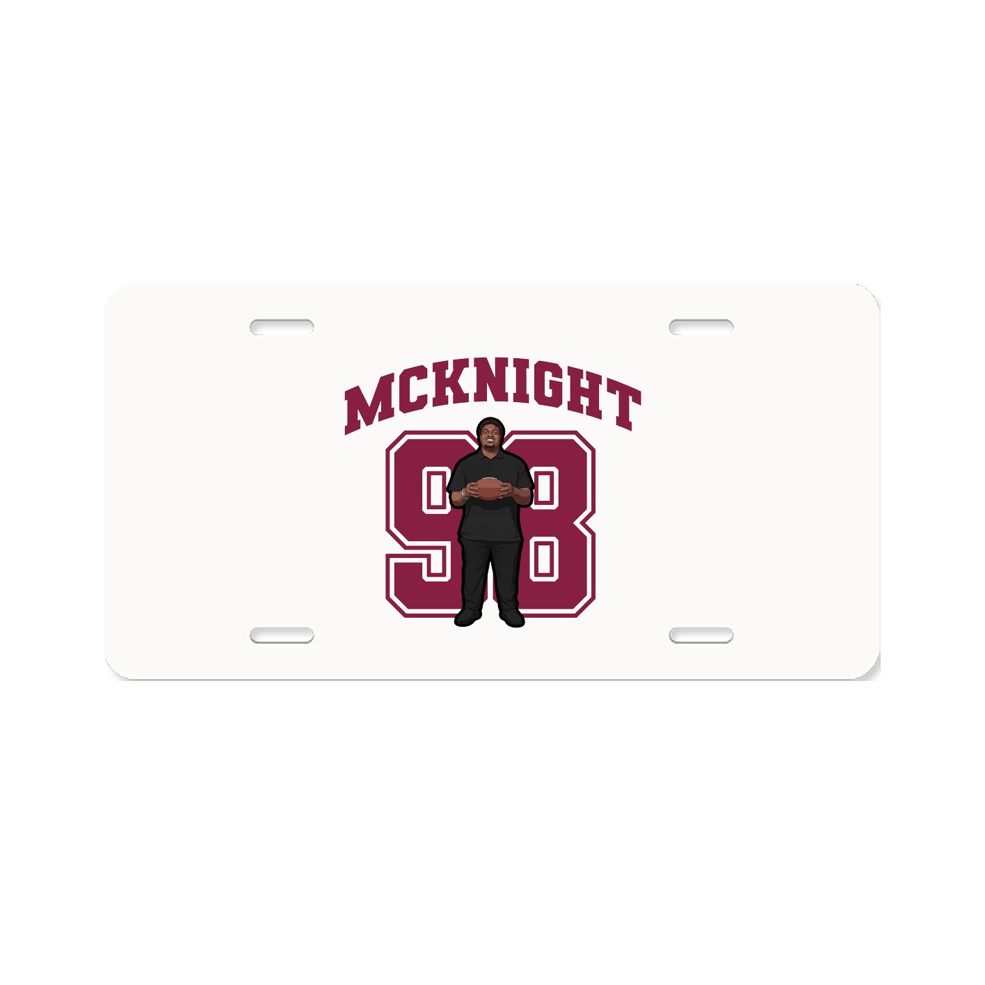 License Plate — Number in Classic