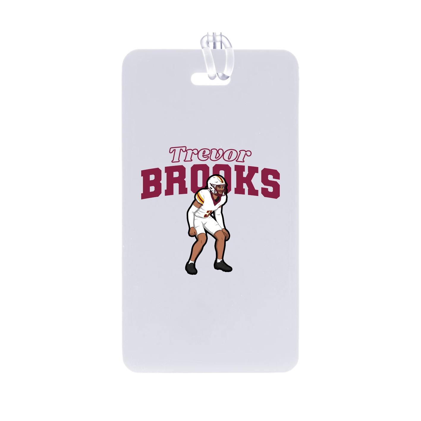 Bag Tag — Name Arch in Classic