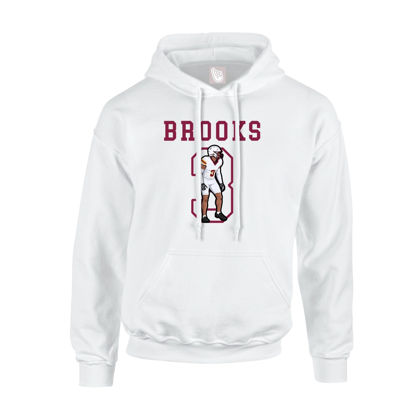Youth Hoodie — Shirsey in White