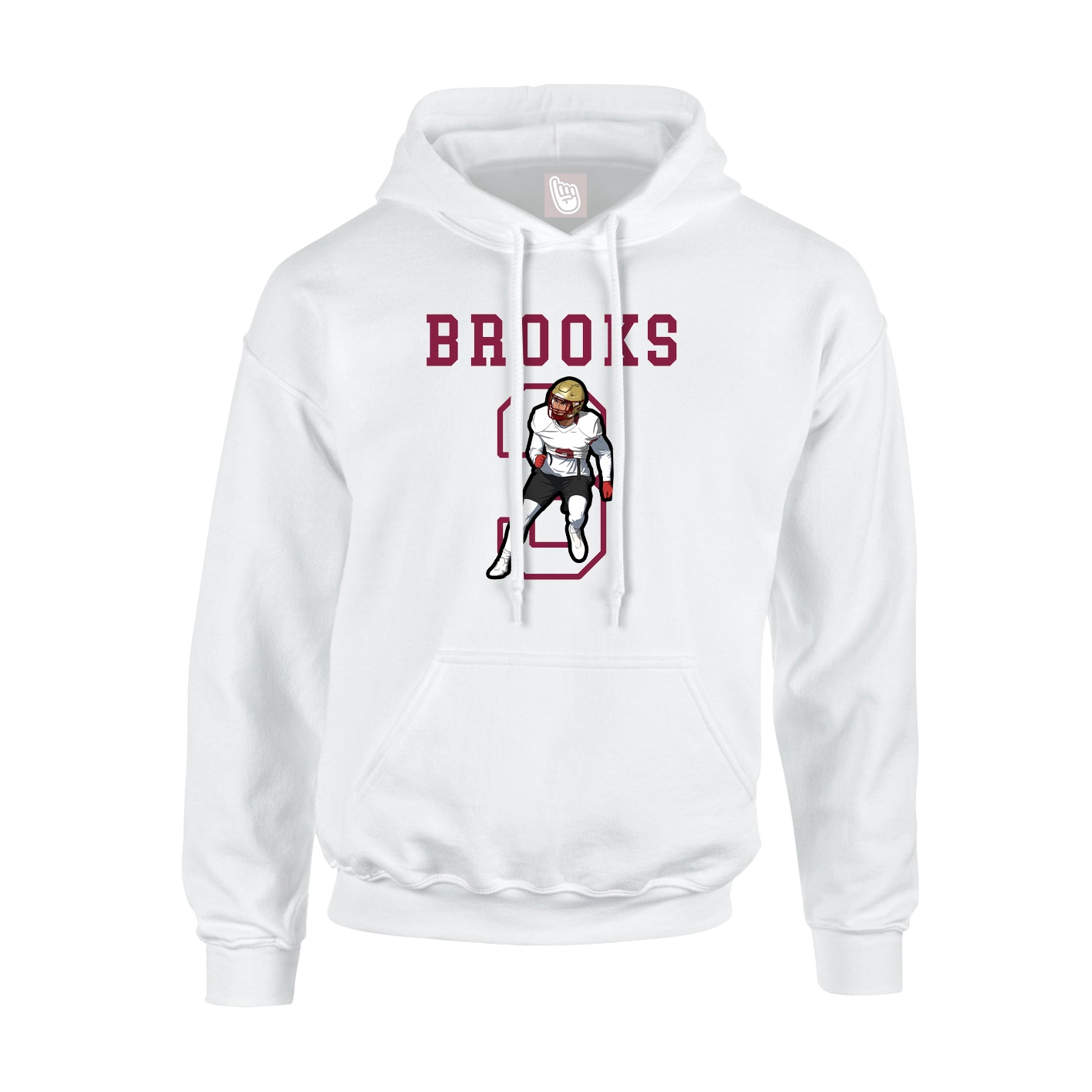 Hoodie — Shirsey in White