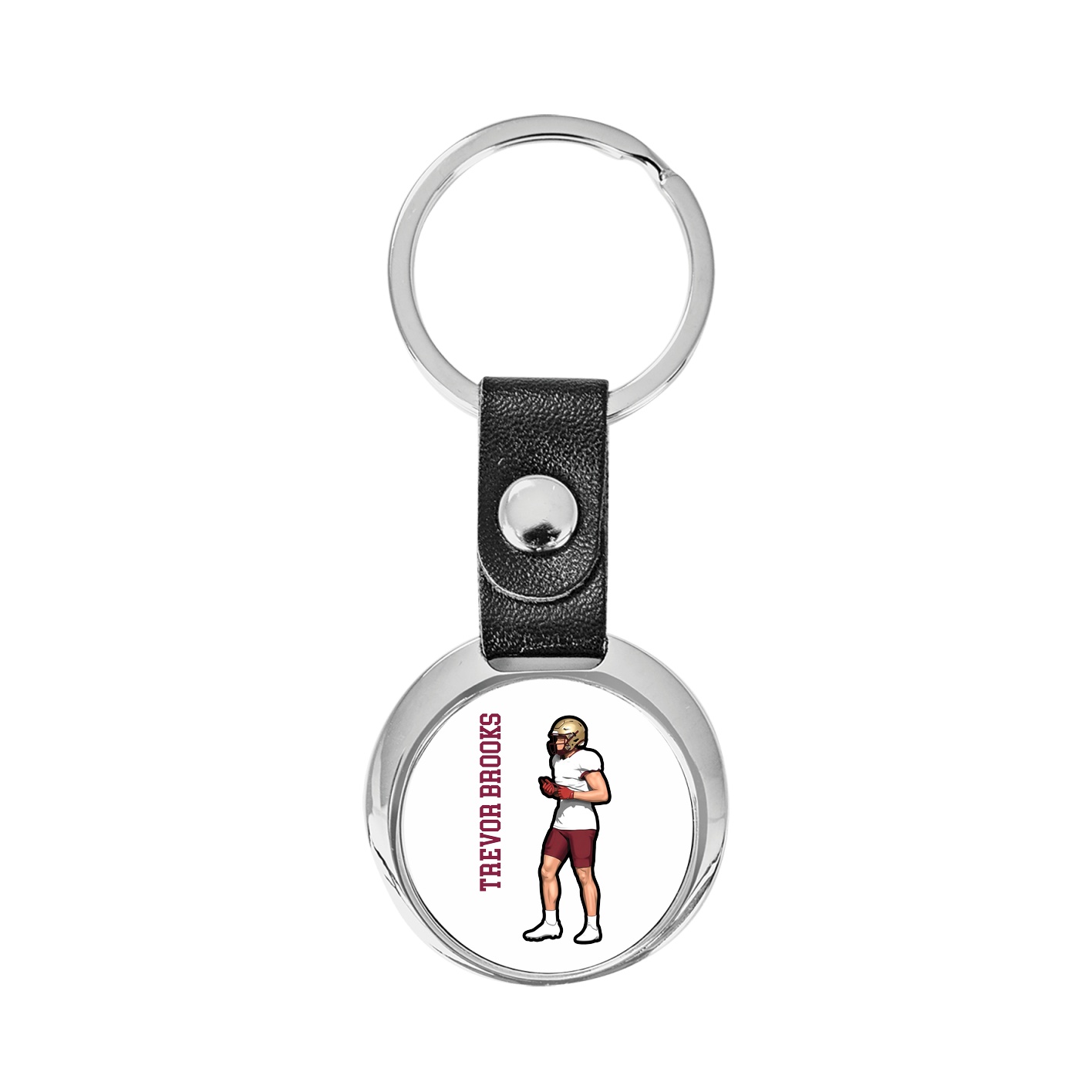 Key Chain — Name Vertical in Classic