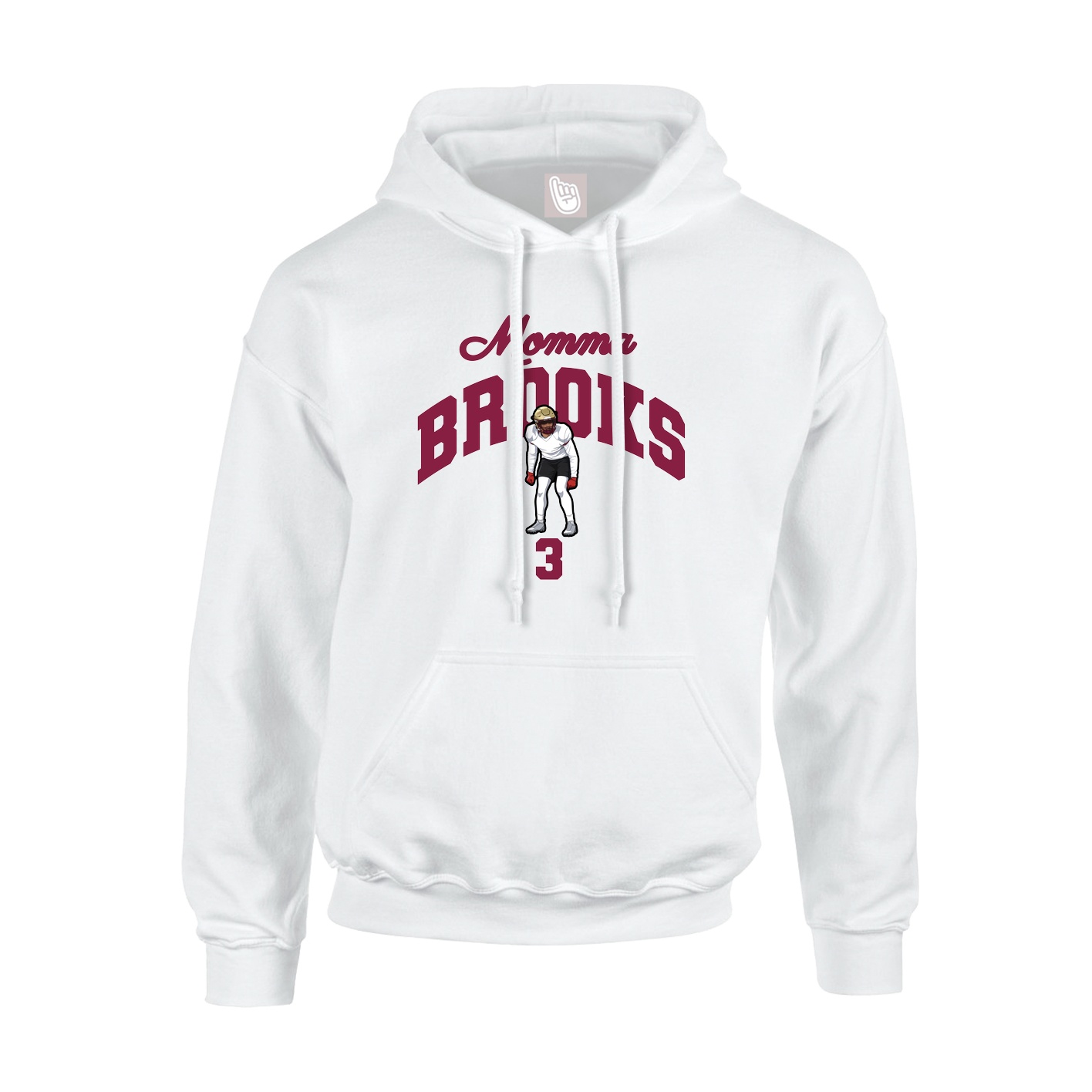 Youth Hoodie — Mothers Day Arch in White