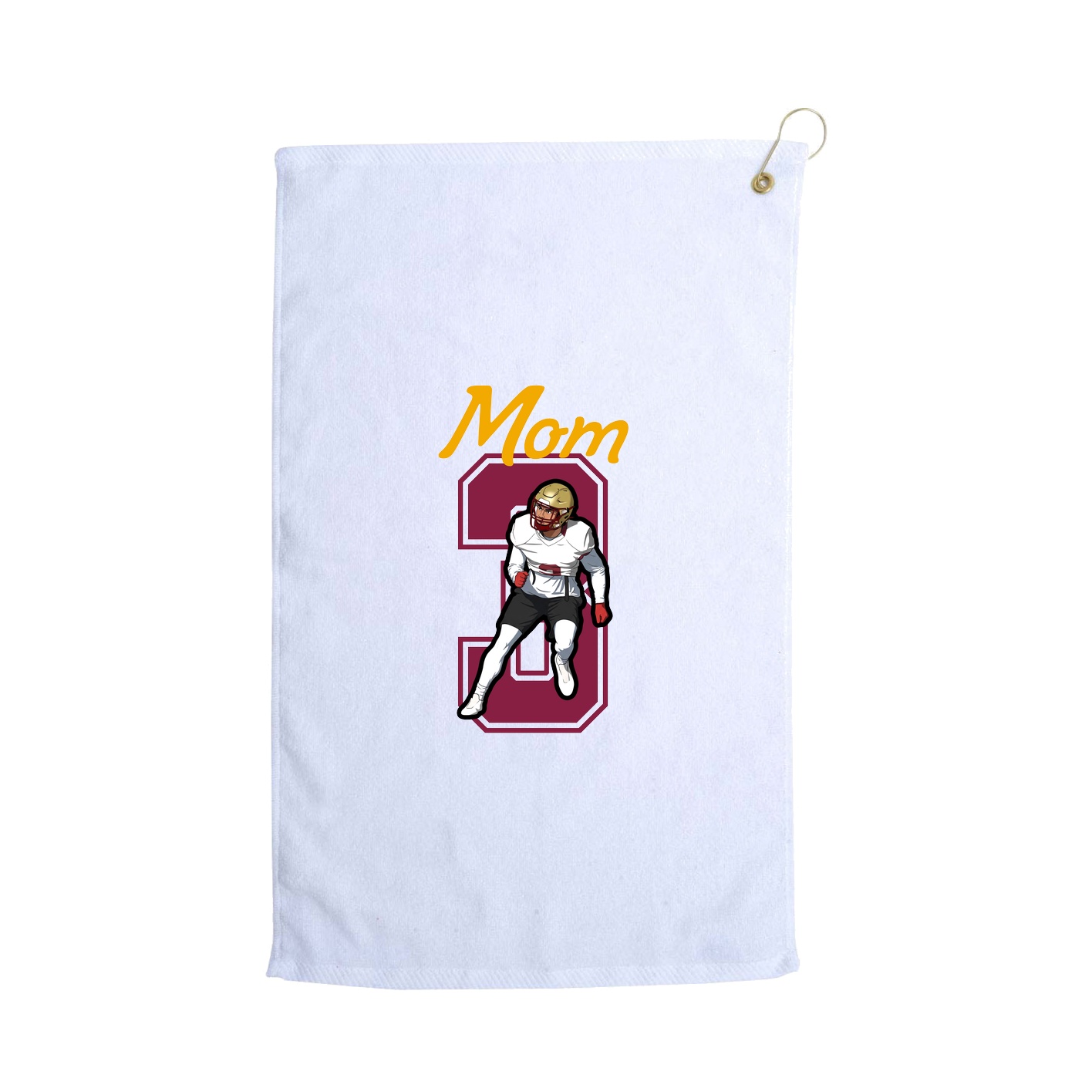 Golf Towel — Mothers Day Shirsey in White