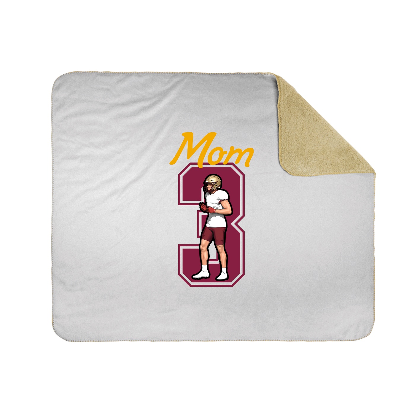 Throw Blanket — Mothers Day Shirsey in White