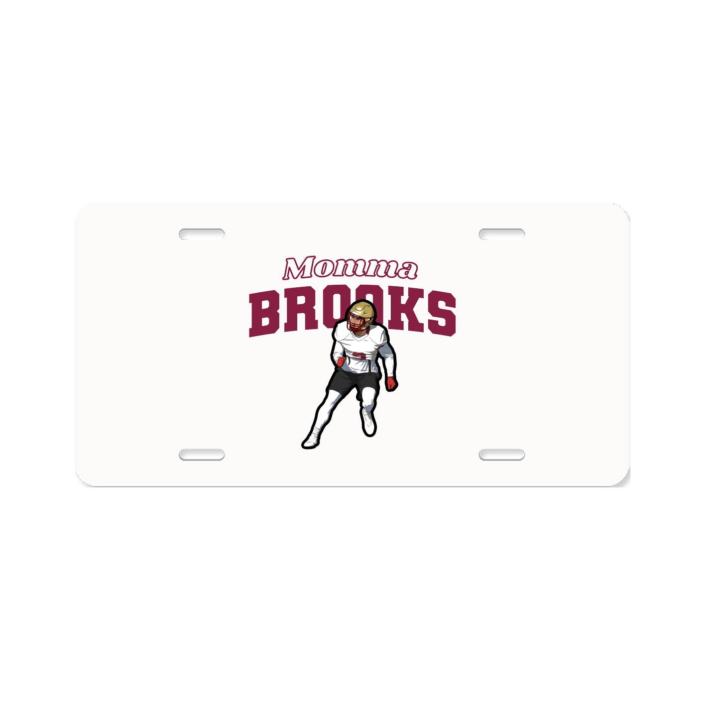 License Plate — Mothers Day Block in Classic