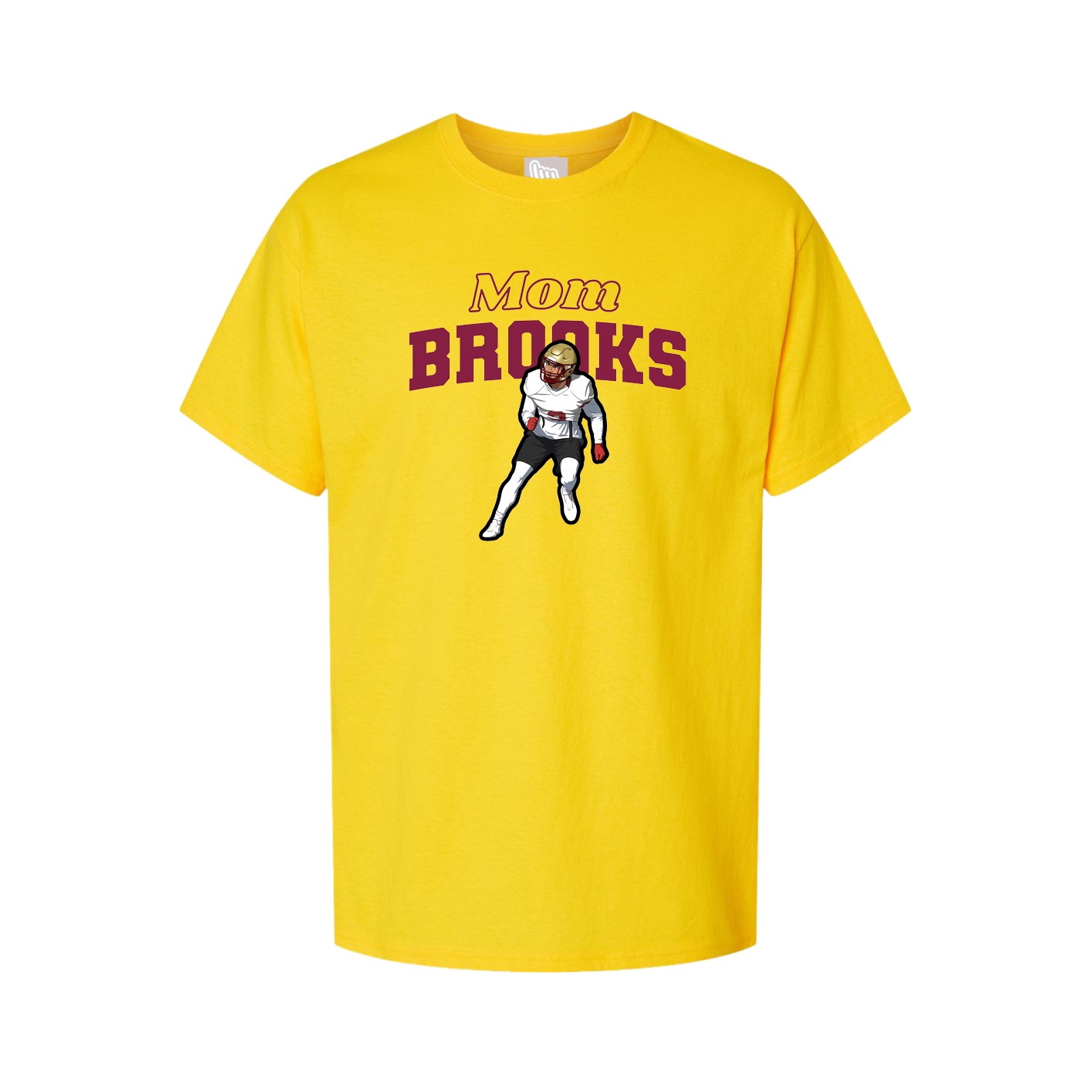 Youth Tee — Mothers Day Block in Gold