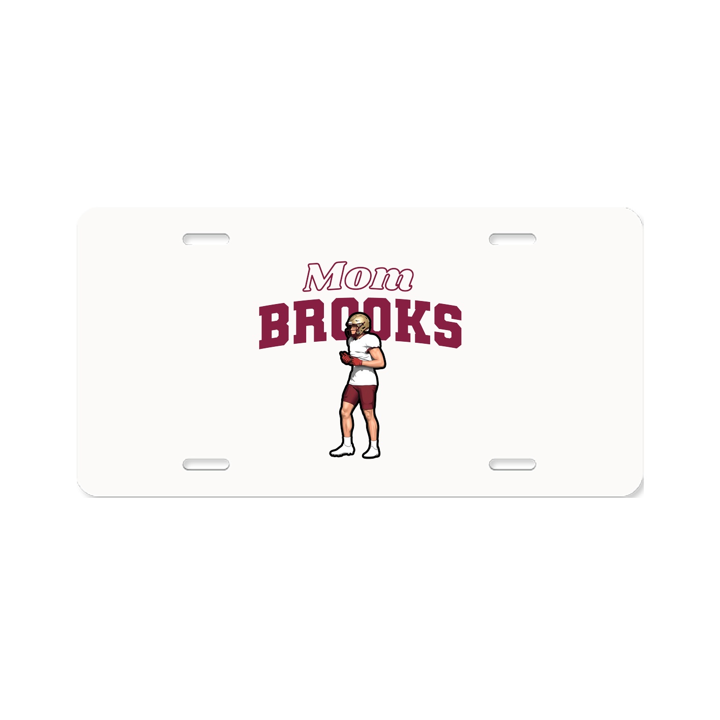 License Plate — Mothers Day Block in Classic