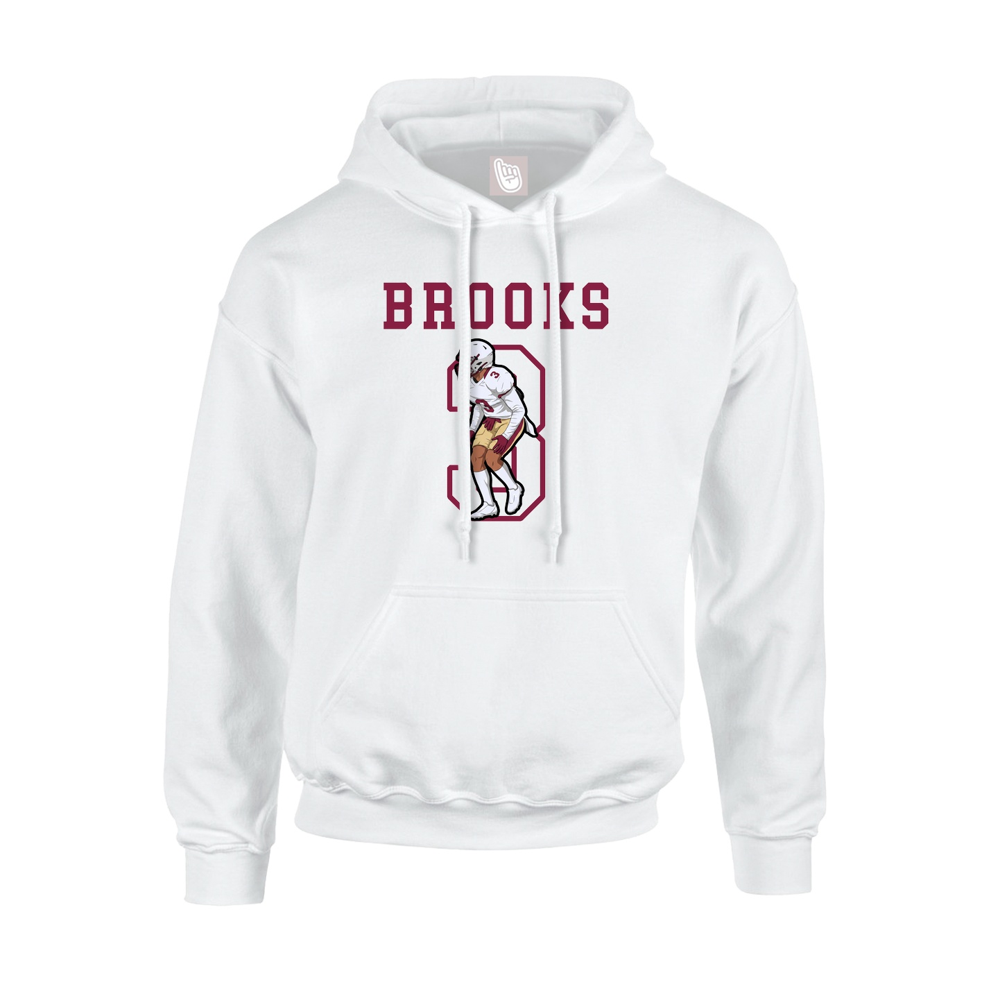 Hoodie — Shirsey in White