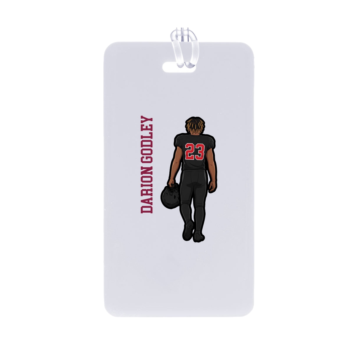Bag Tag — Name Vertical in Classic