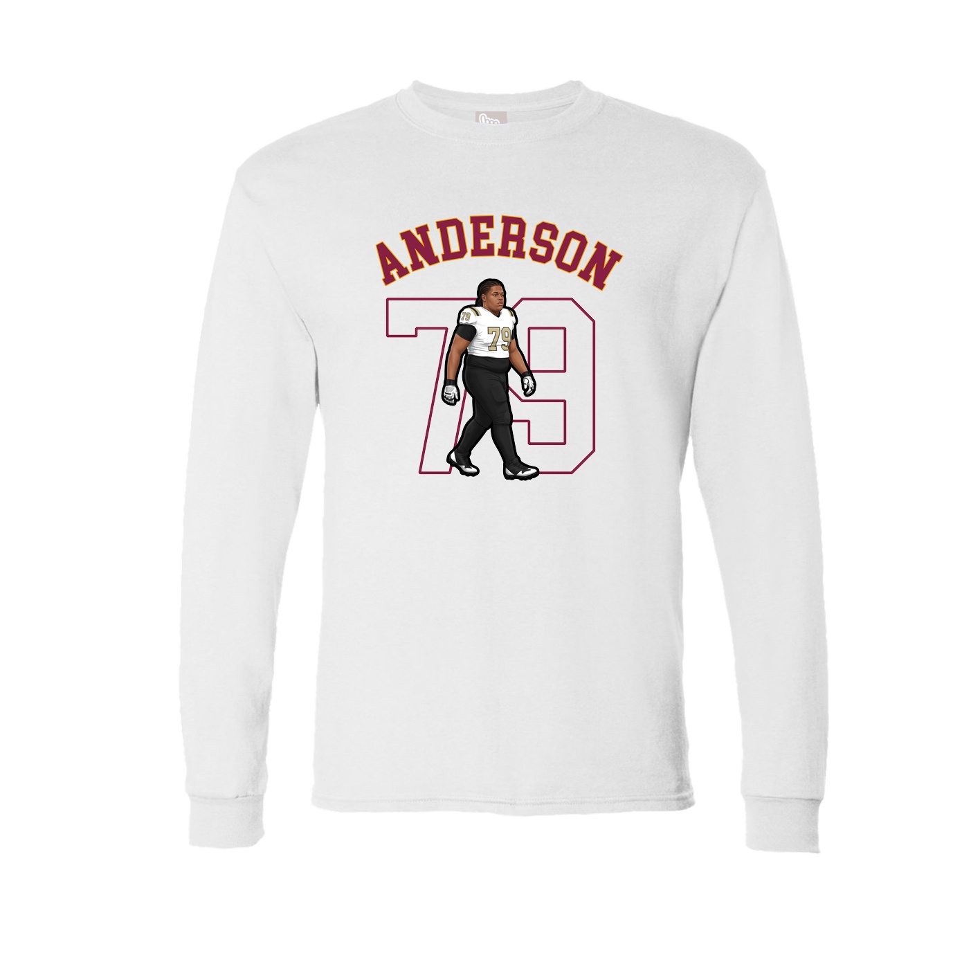 Long Sleeve Tee — Shirsey Arch in White
