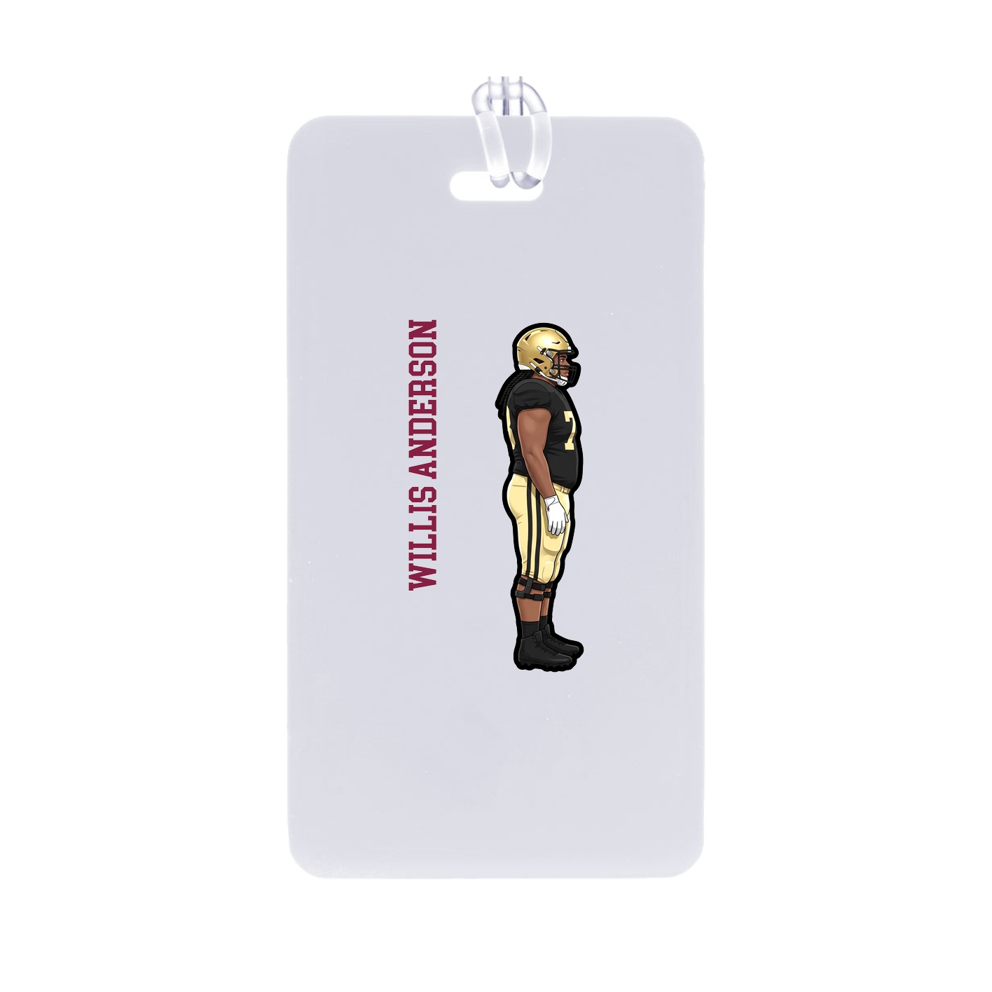 Bag Tag — Name Vertical in Classic