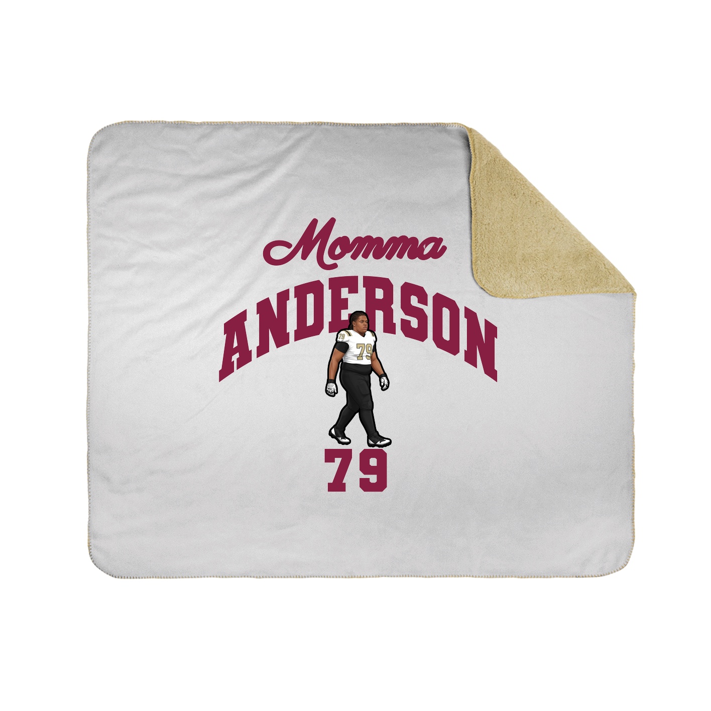 Throw Blanket — Mothers Day Arch in White
