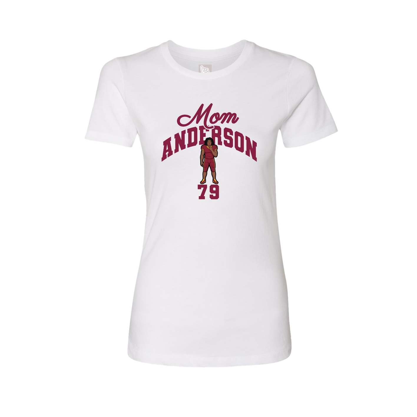Womens Tee — Mothers Day Arch in White