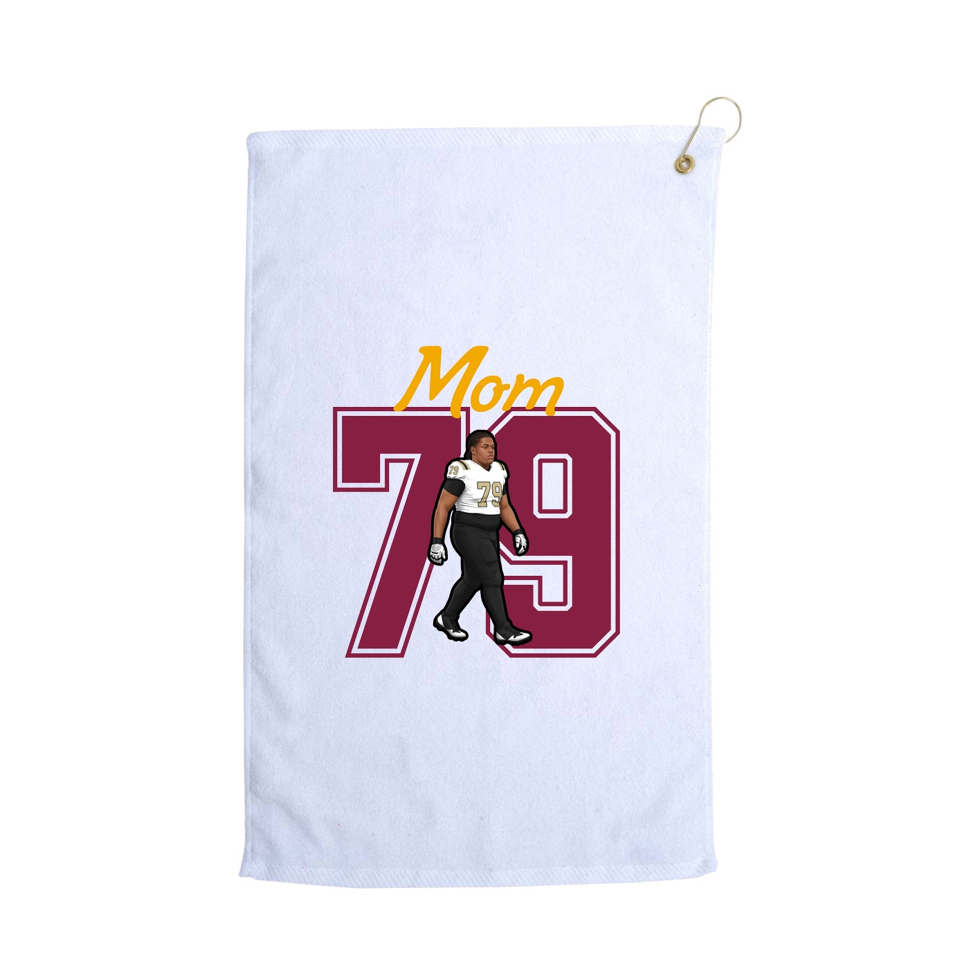 Golf Towel — Mothers Day Shirsey in White