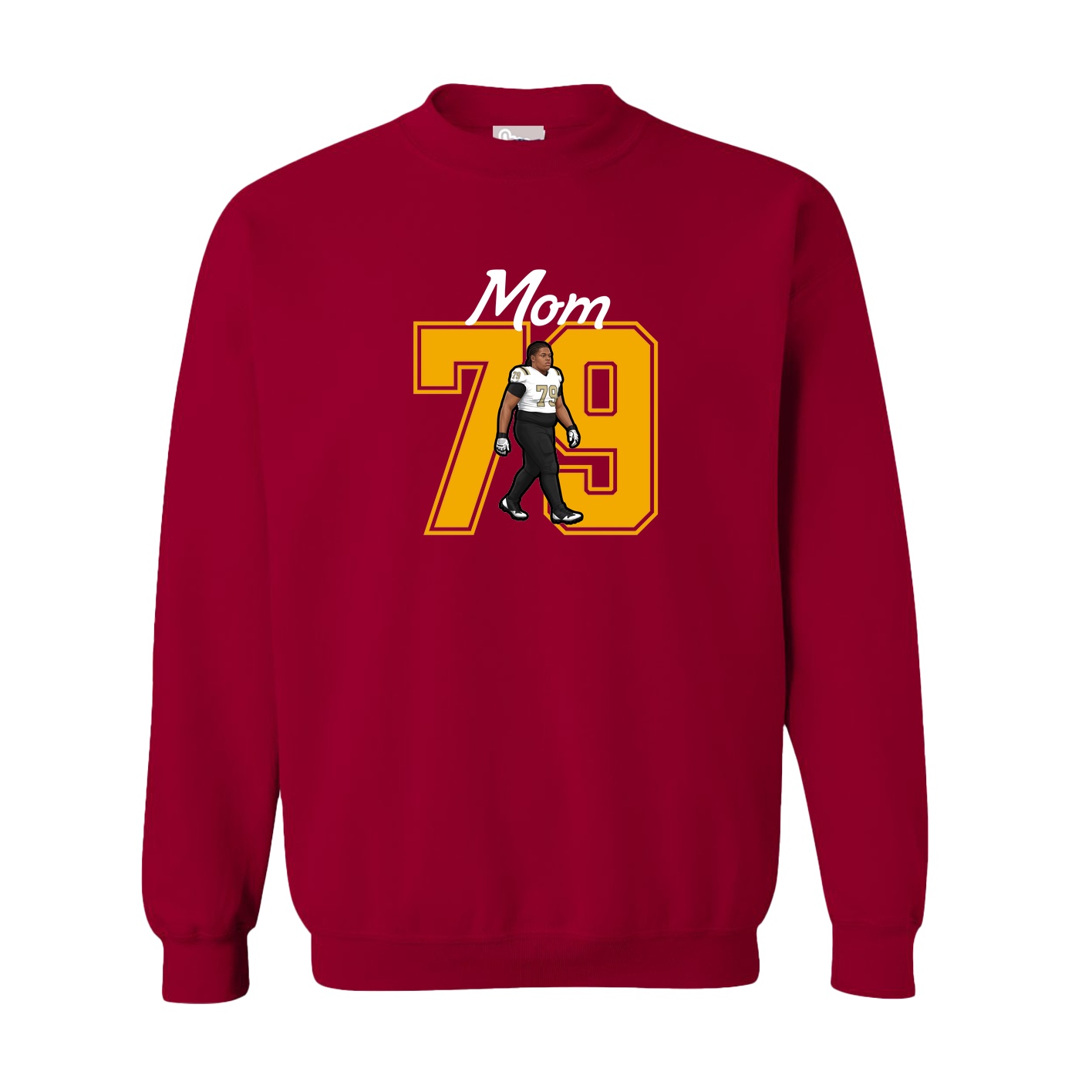 Fleece Crew — Mothers Day Shirsey in Cardinal