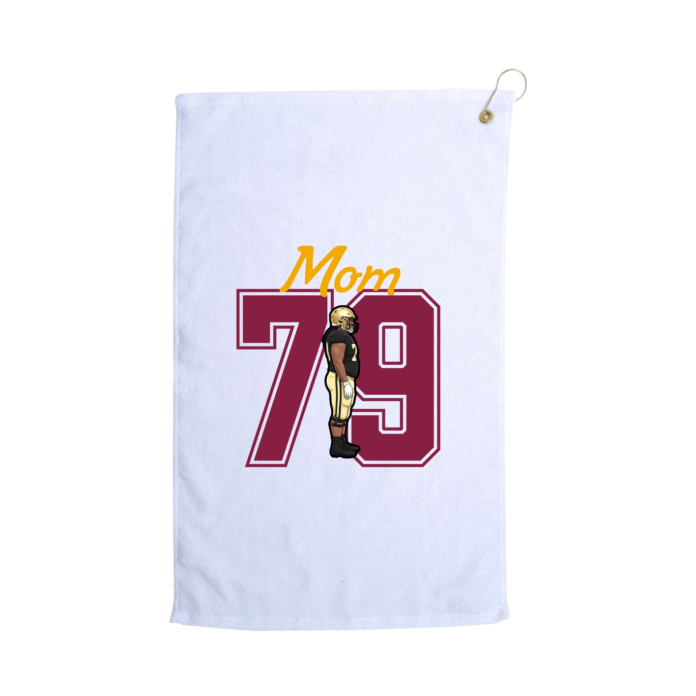 Golf Towel — Mothers Day Shirsey in White