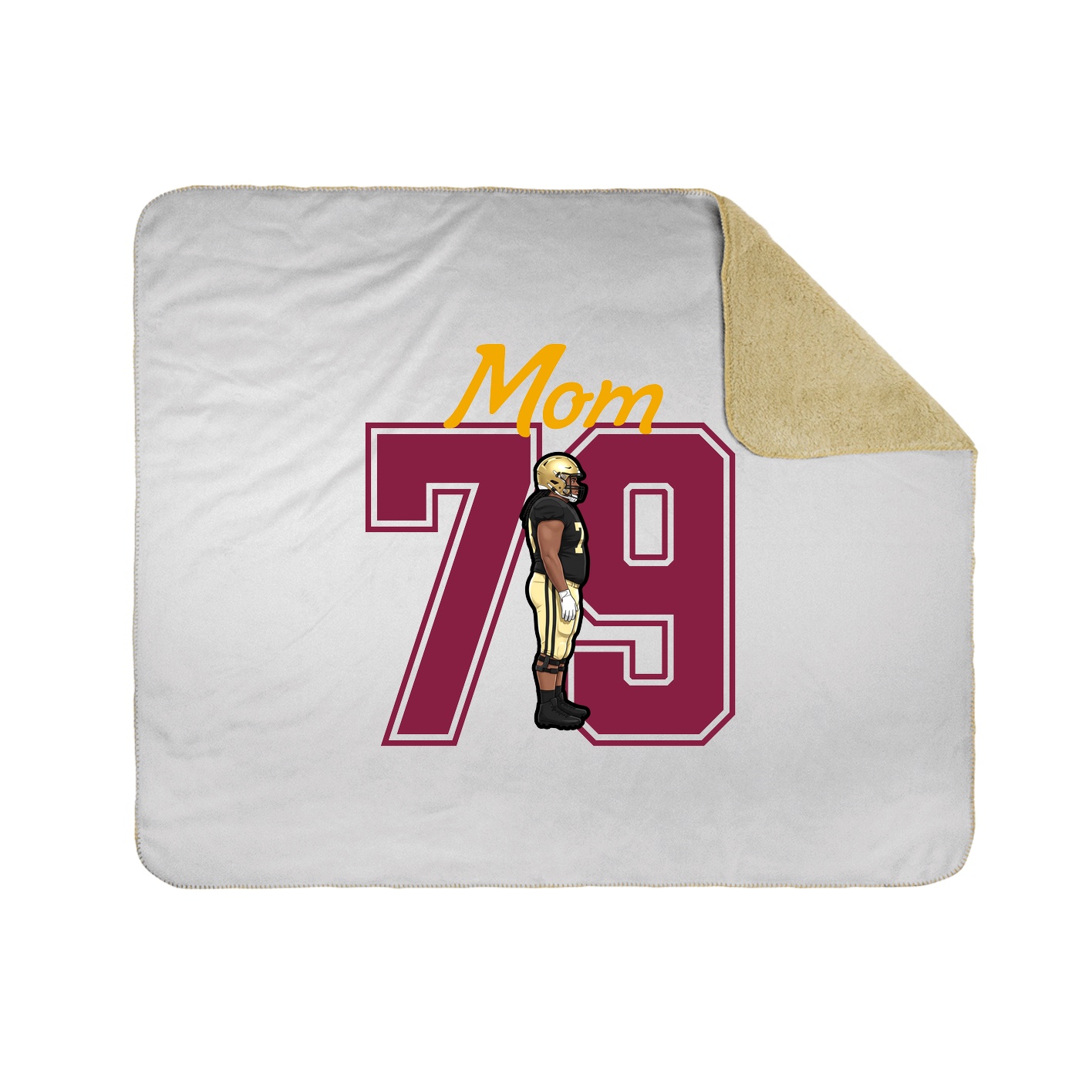 Throw Blanket — Mothers Day Shirsey in White