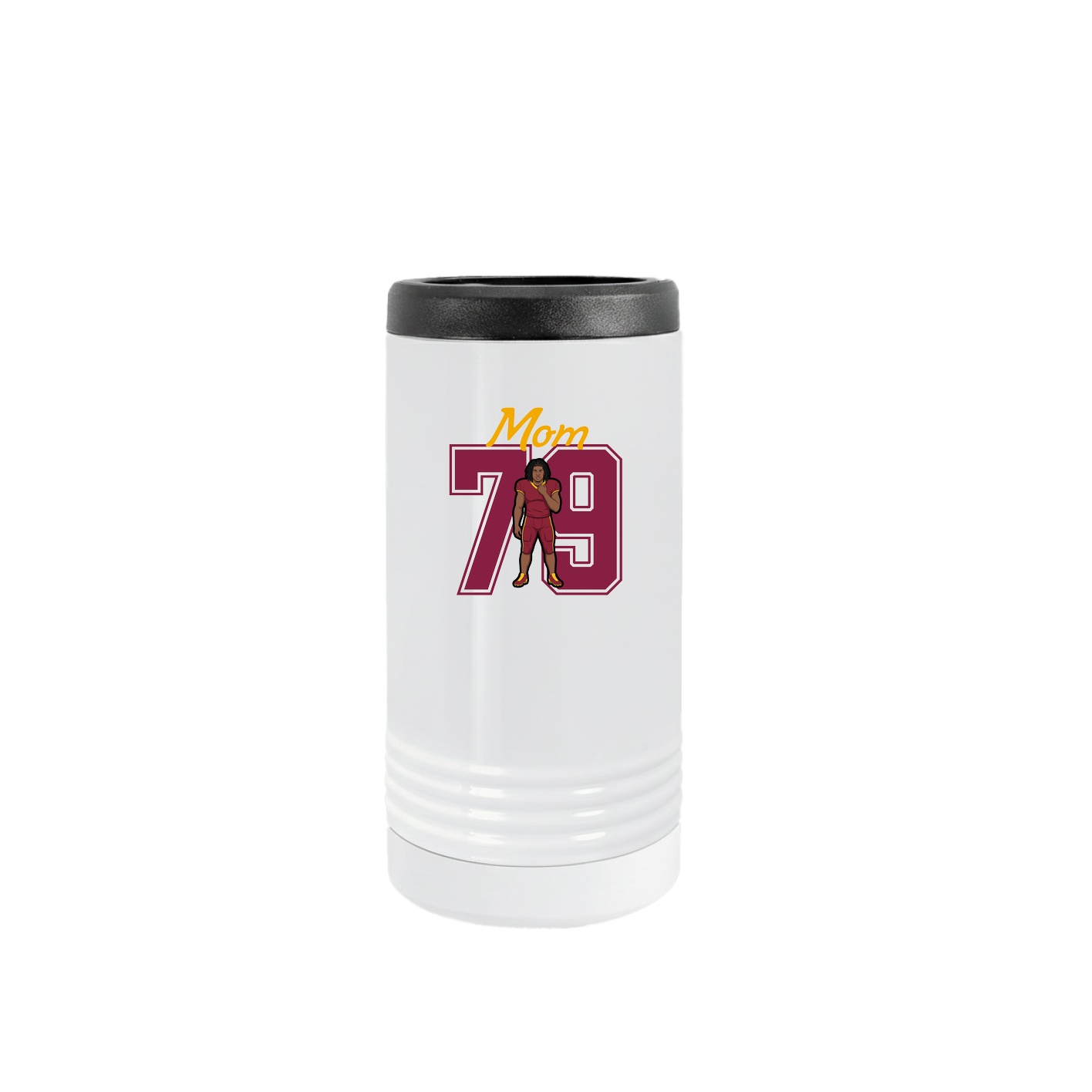 Slim Beverage Holder — Mothers Day Shirsey in White