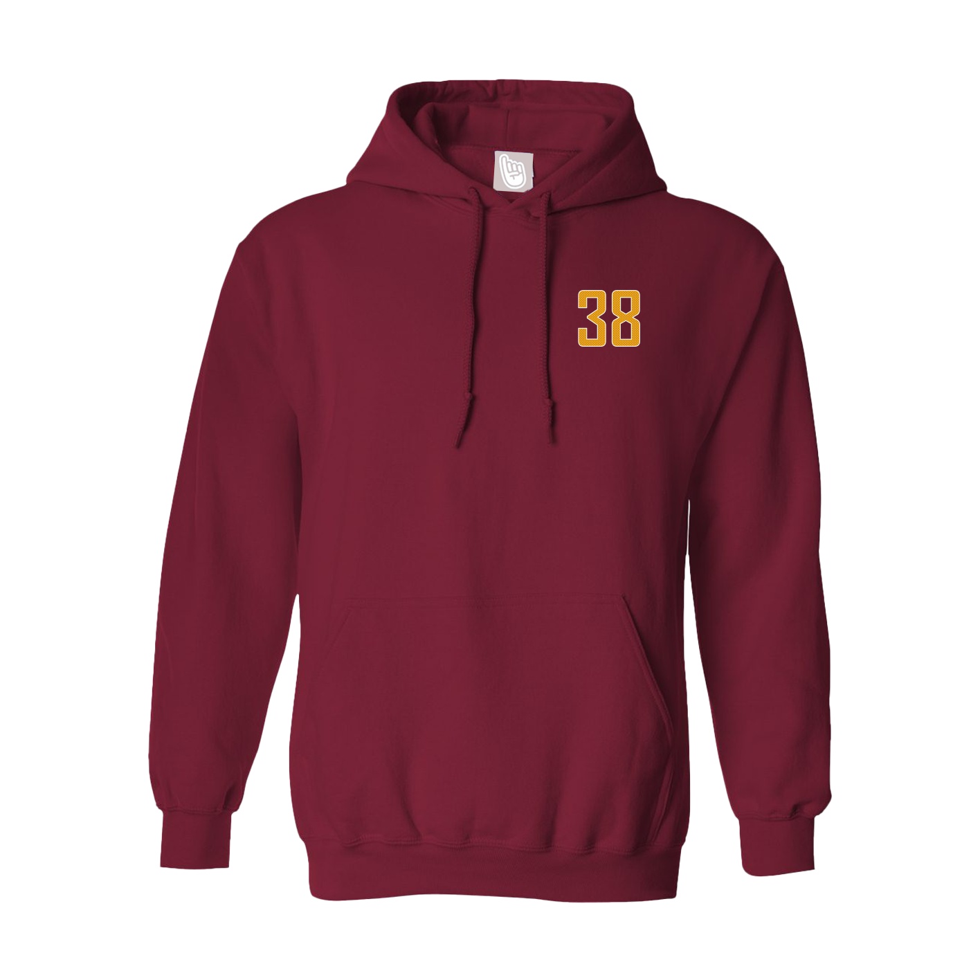 Hoodie — Front Shirsy in Cardinal