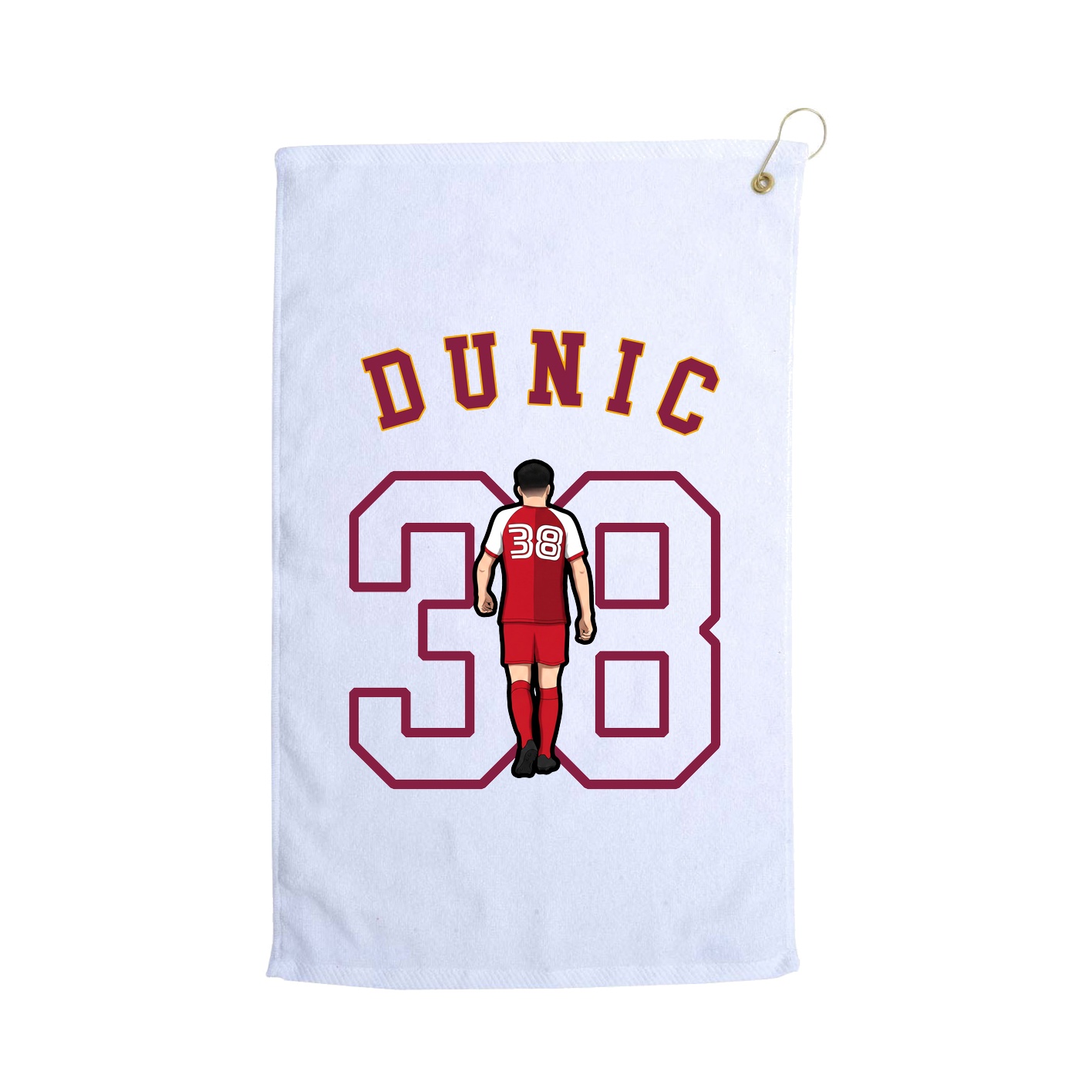 Golf Towel — Shirsey Arch in White