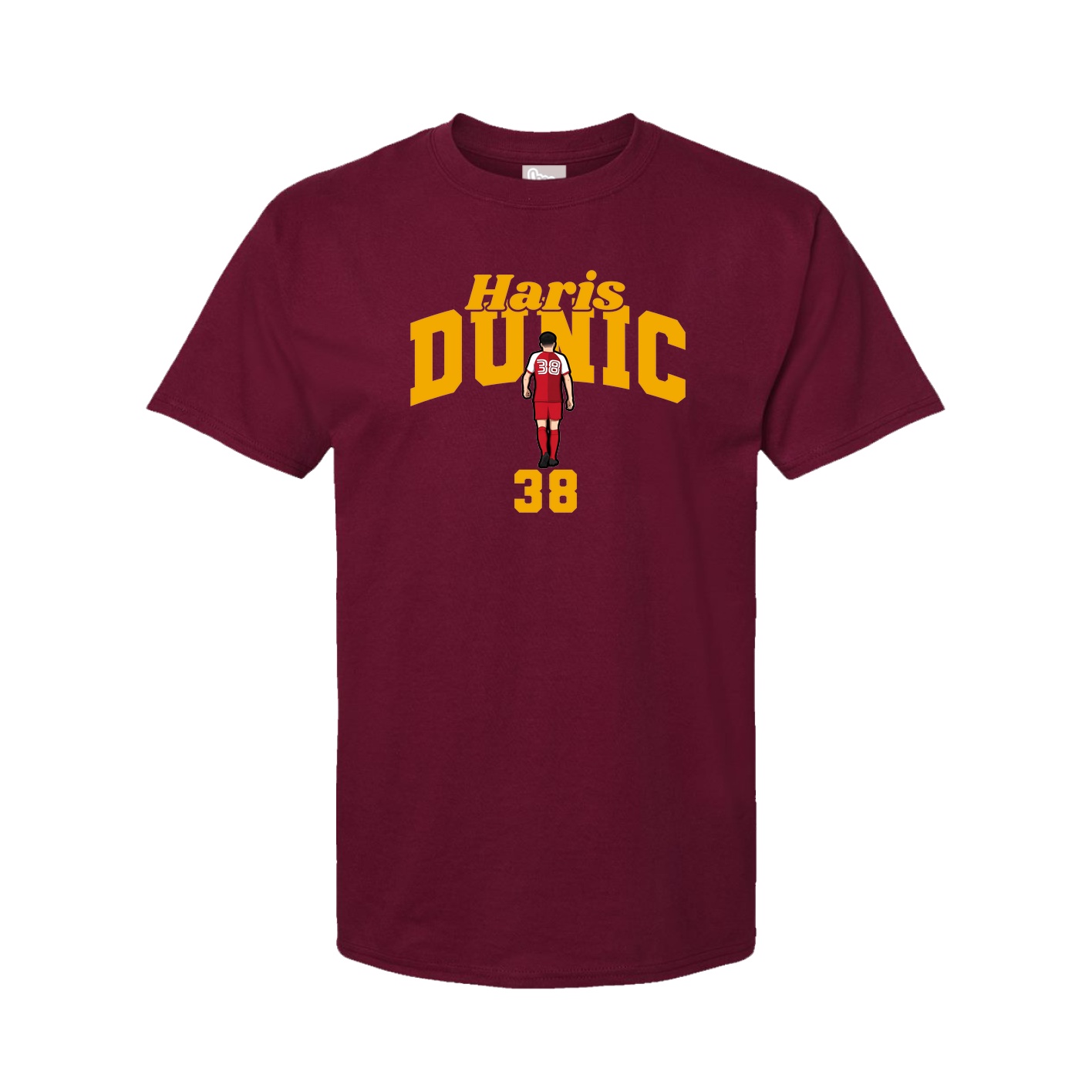 Tee — Signature Arch in Cardinal