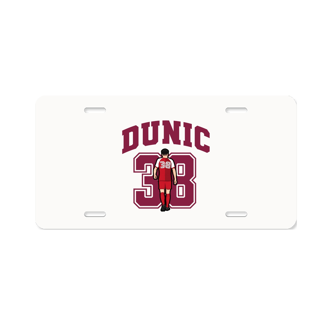 License Plate — Number in Classic