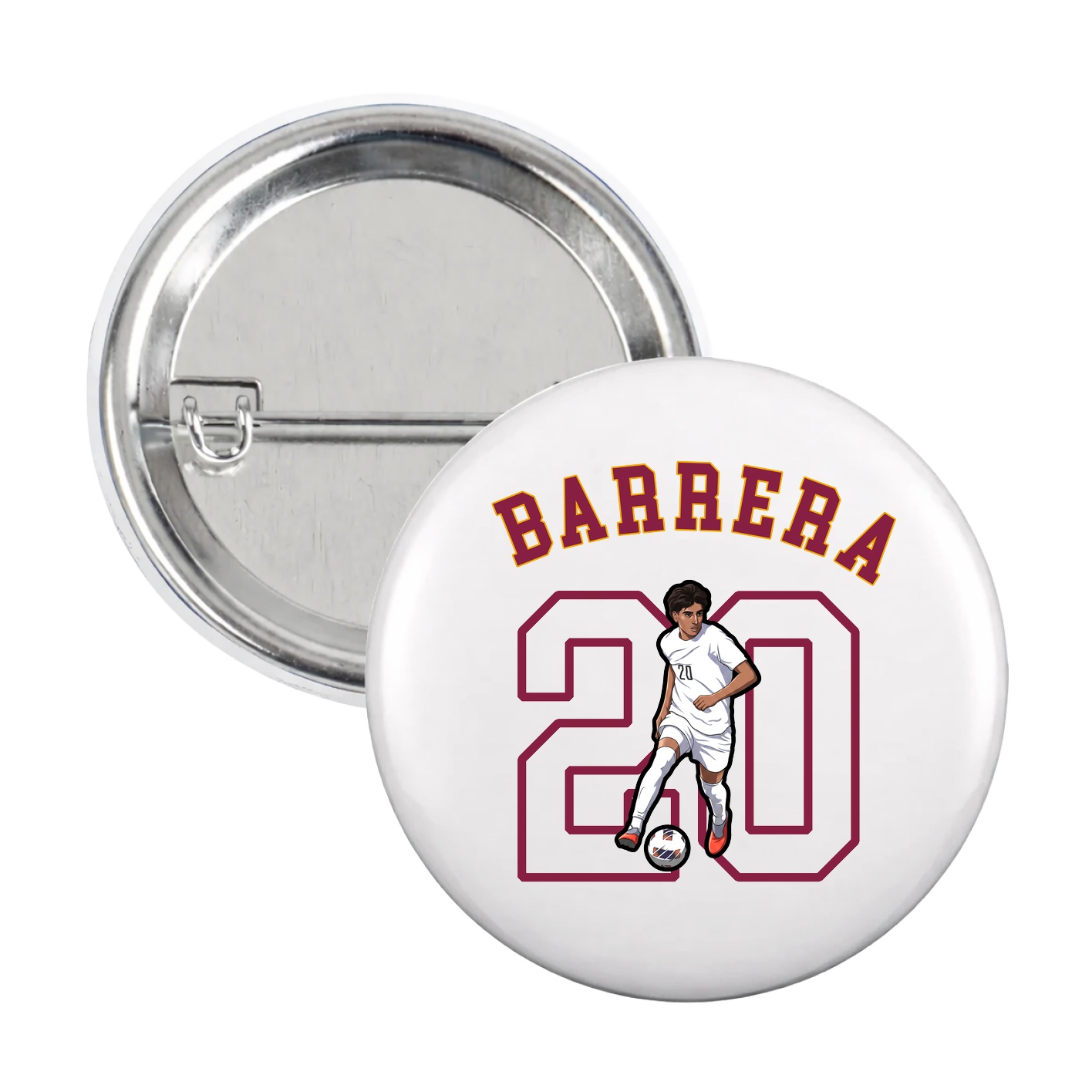 Game Day Button — Shirsey Arch in White