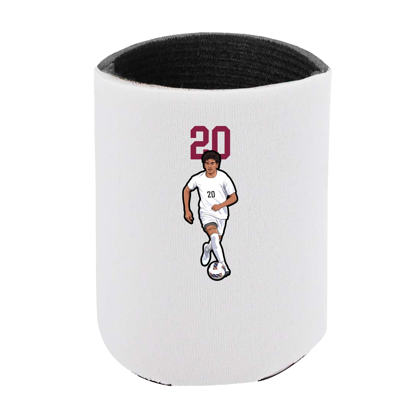 Can Holder — Number Top in White