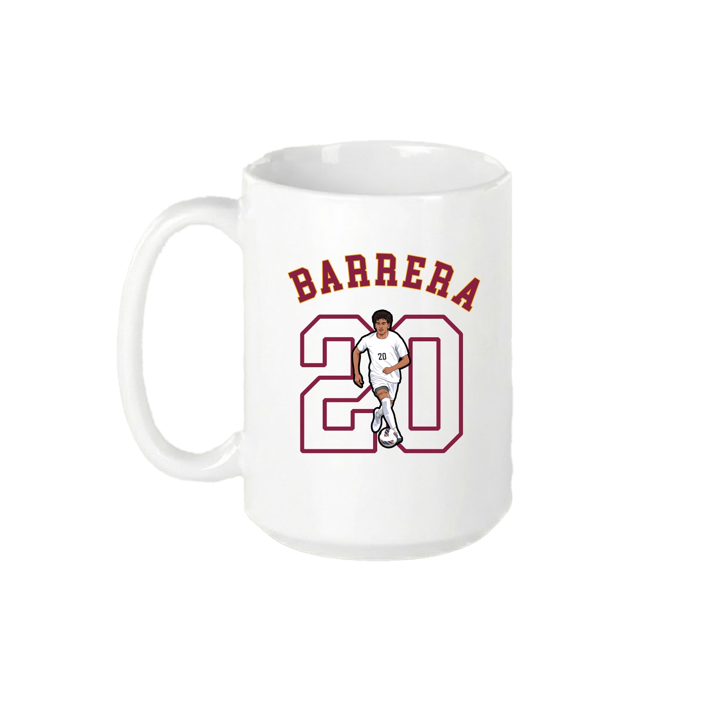 15oz Coffee Mug — Shirsey Arch in White