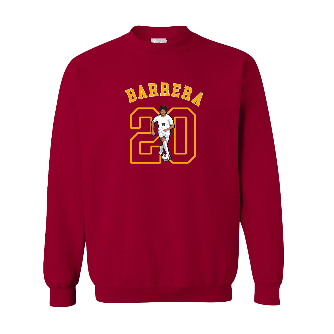 Fleece Crew — Shirsey Arch in Cardinal