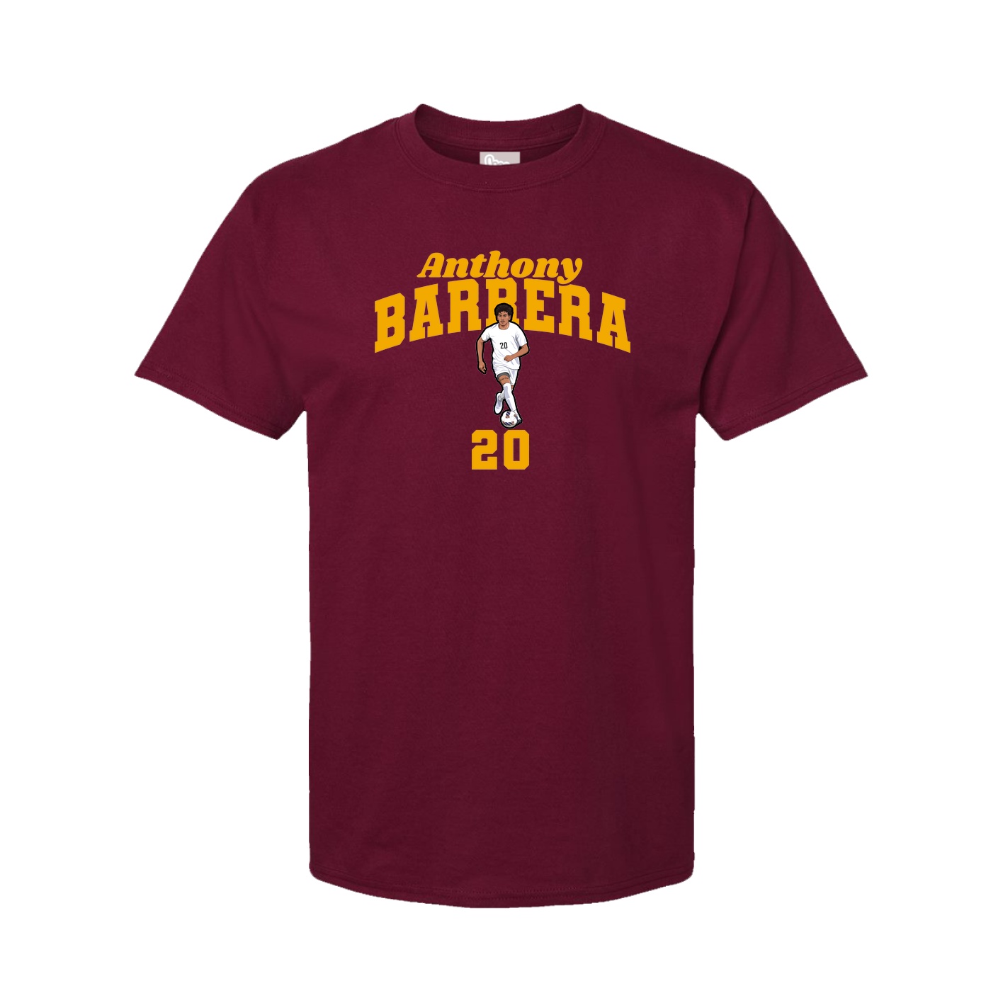 Tee — Signature Arch in Cardinal