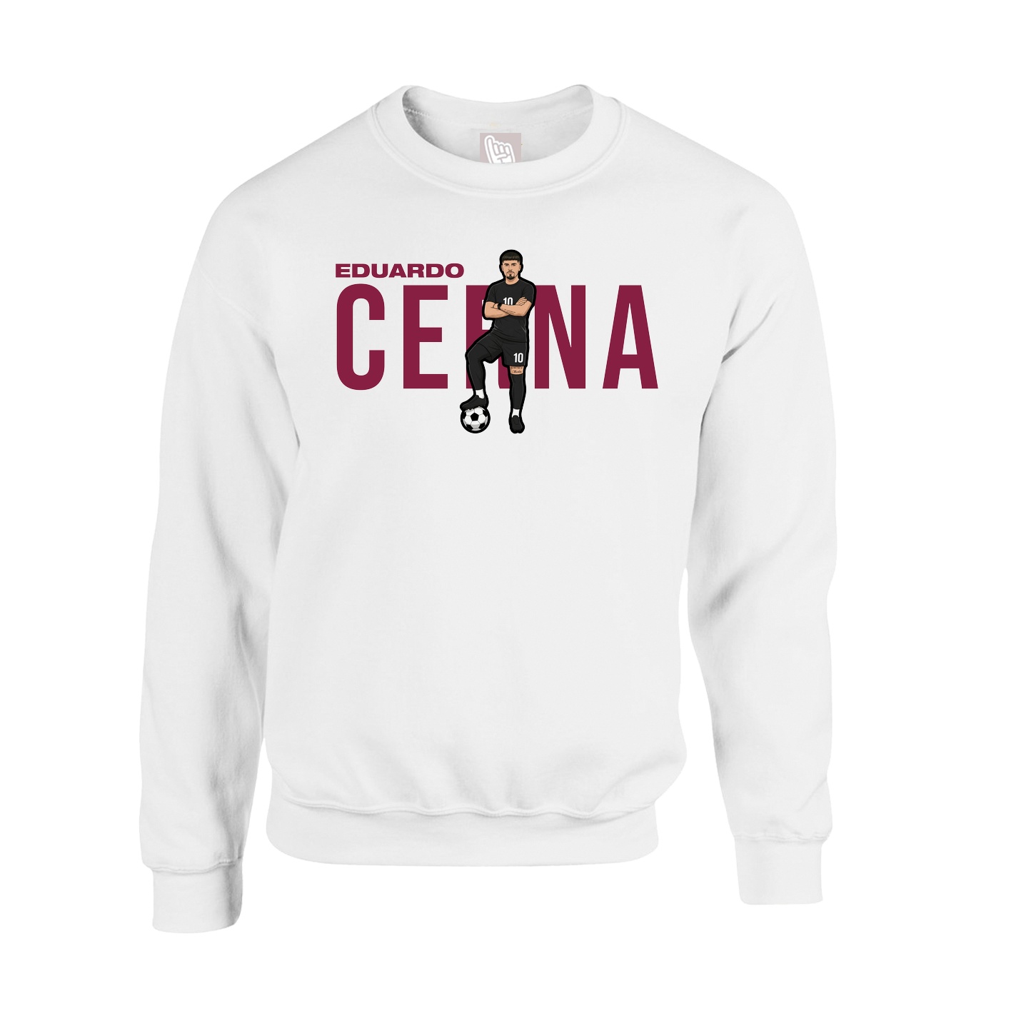 Fleece Crew — Player Name in White