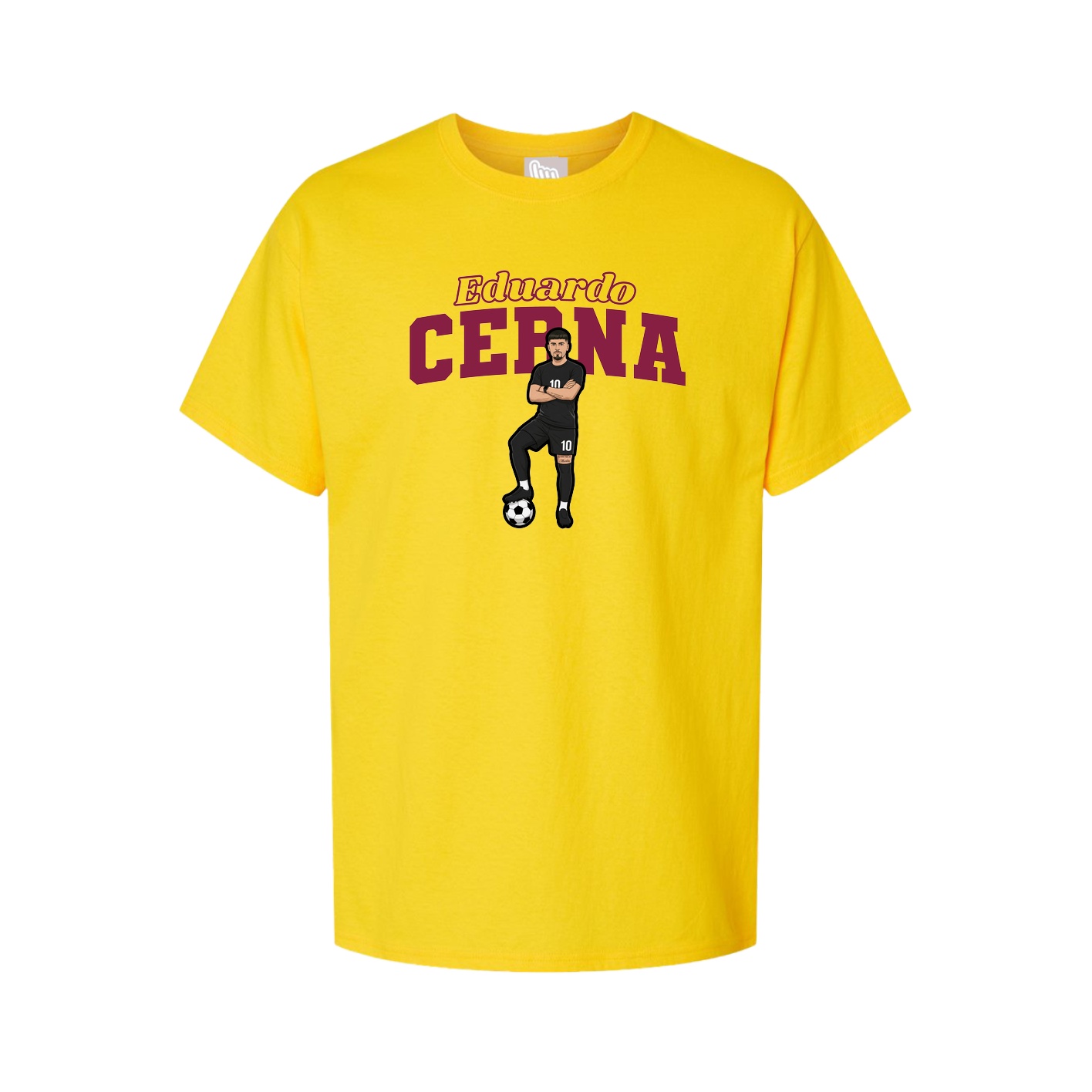 Youth Tee — Name Arch in Gold