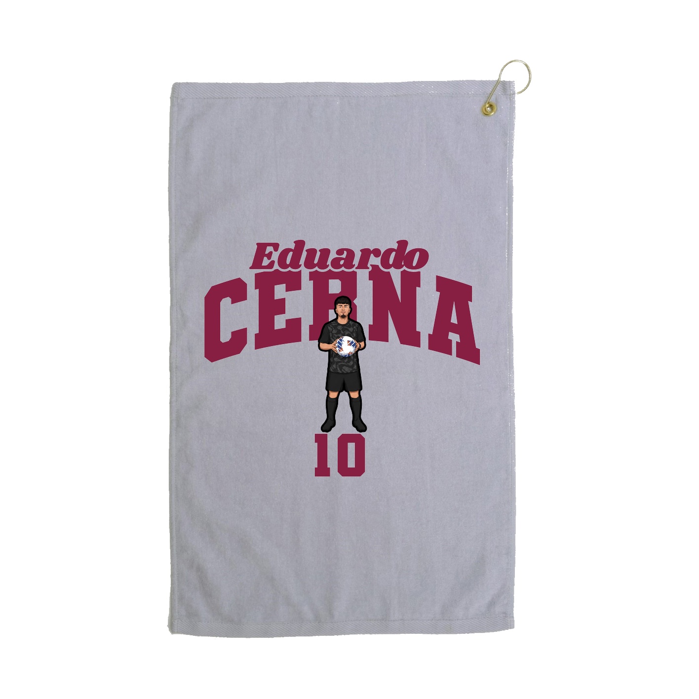 Golf Towel — Signature Arch in Grey