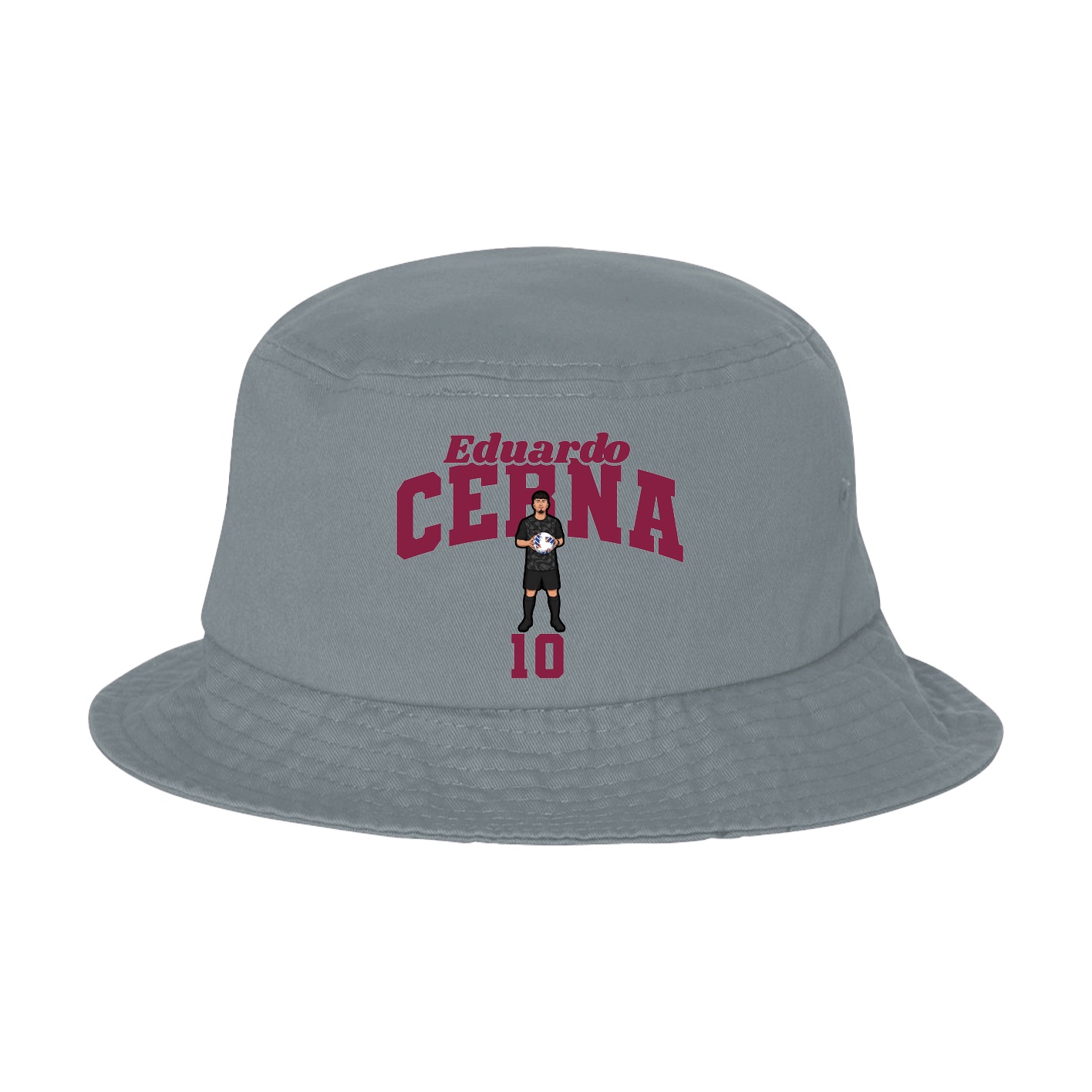 Bucket Cap — Signature Arch in Grey