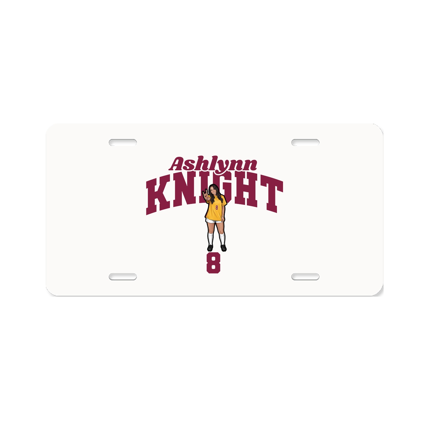 License Plate — Signature Arch in Classic