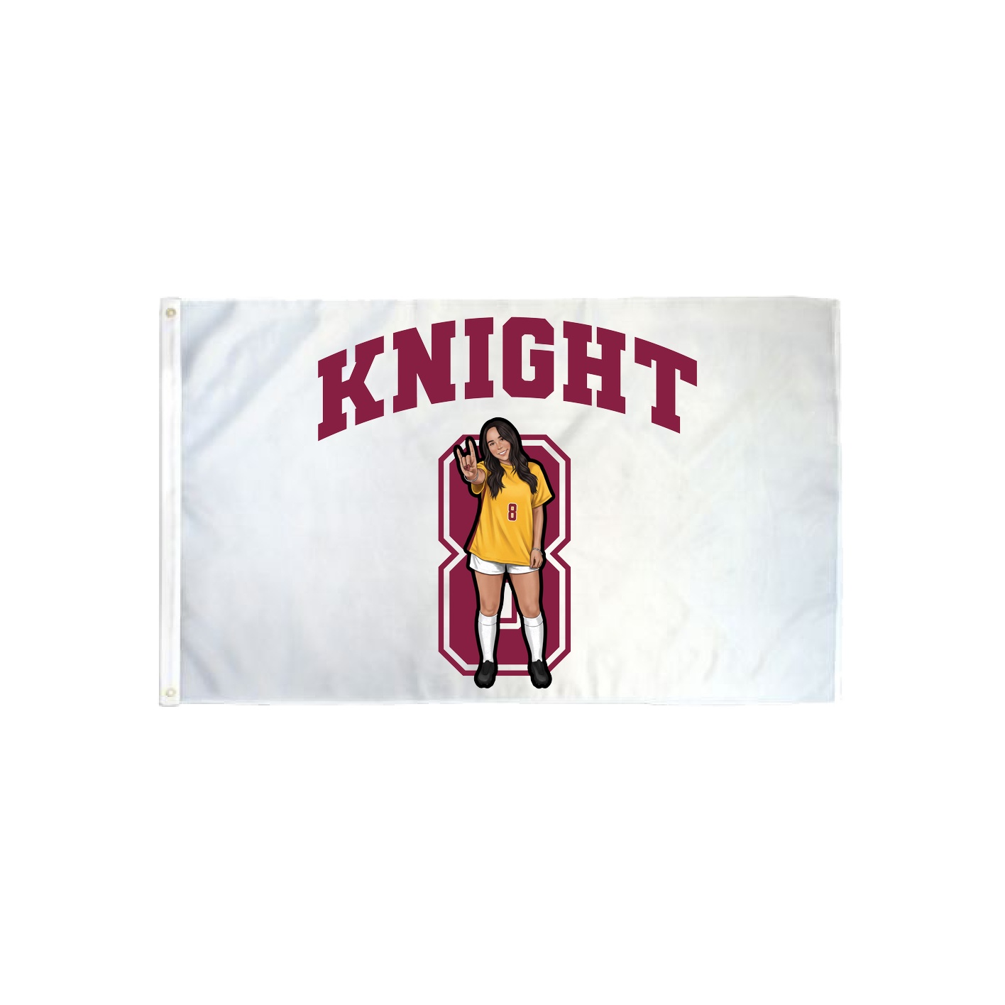 3x5 Flag — Number in Classic