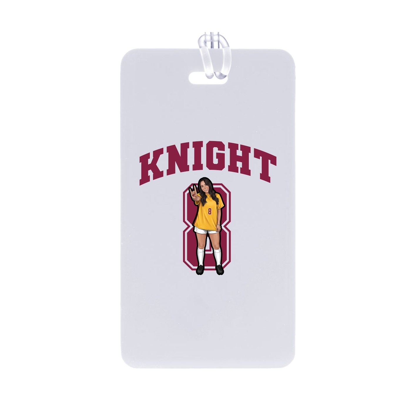 Bag Tag — Number in Classic